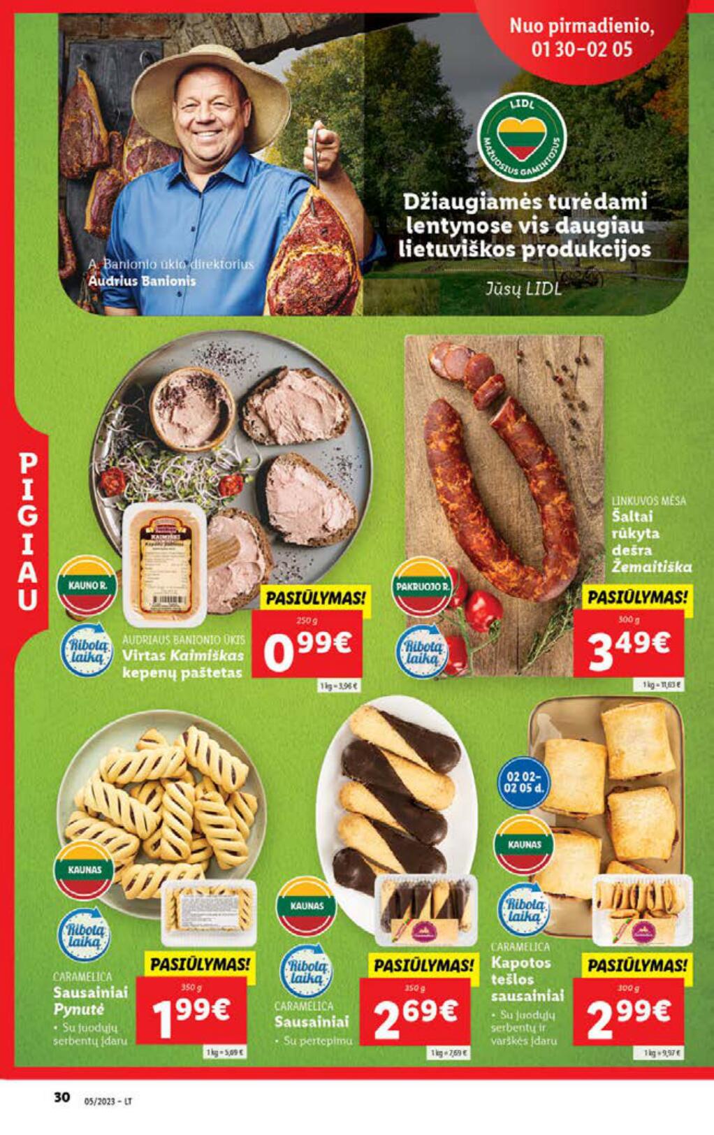 Naujausias LIDL kaininis katalogas 2023.01.30 - 2023.02.05