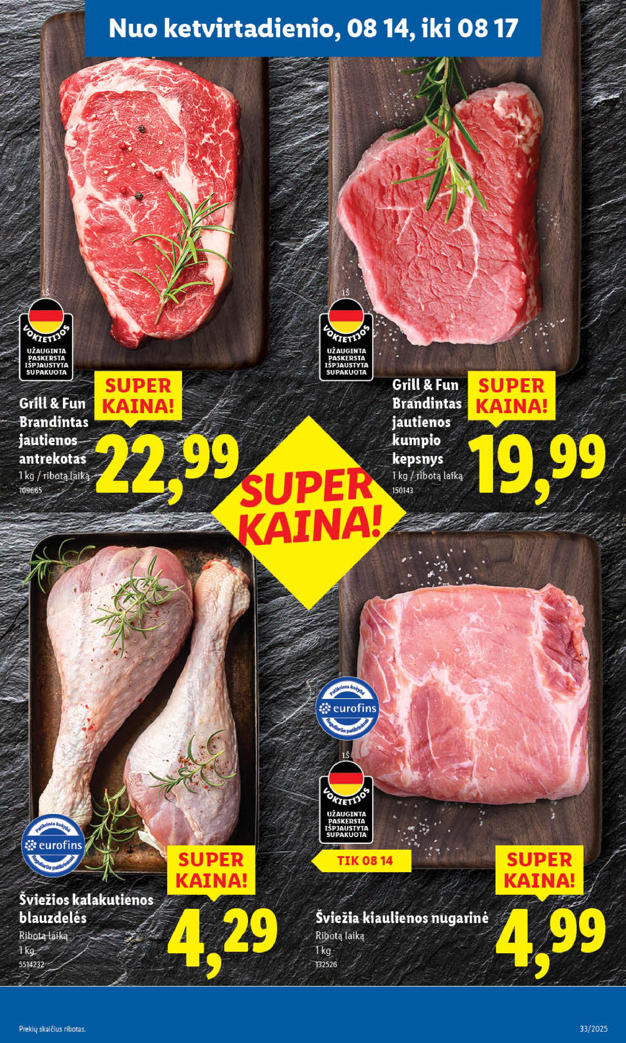 Naujausias LIDL kaininis katalogas 2025.08.11 - 2025.08.17