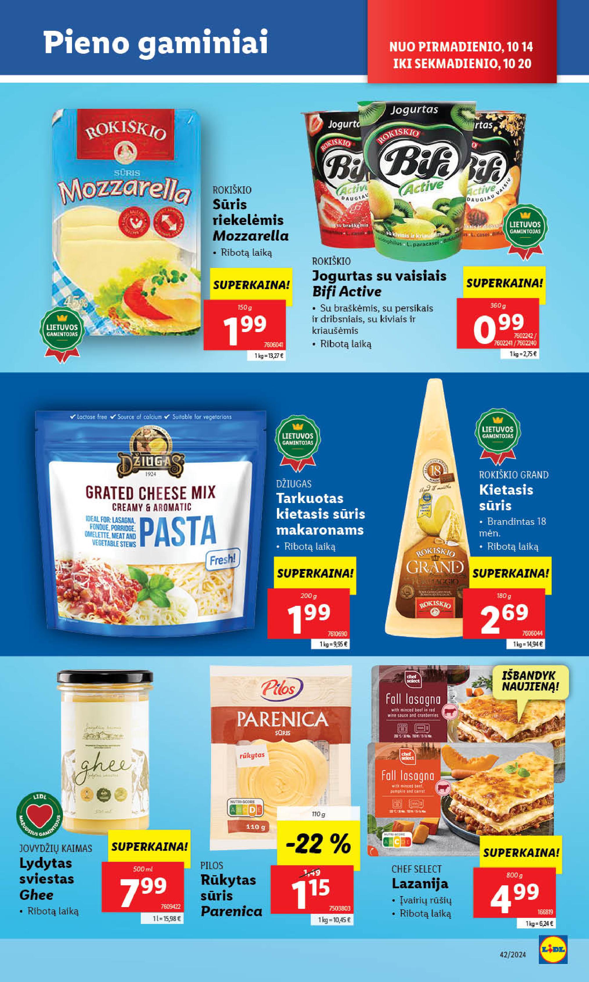 Naujausias LIDL kaininis katalogas 2024.10.14 - 2024.10.20