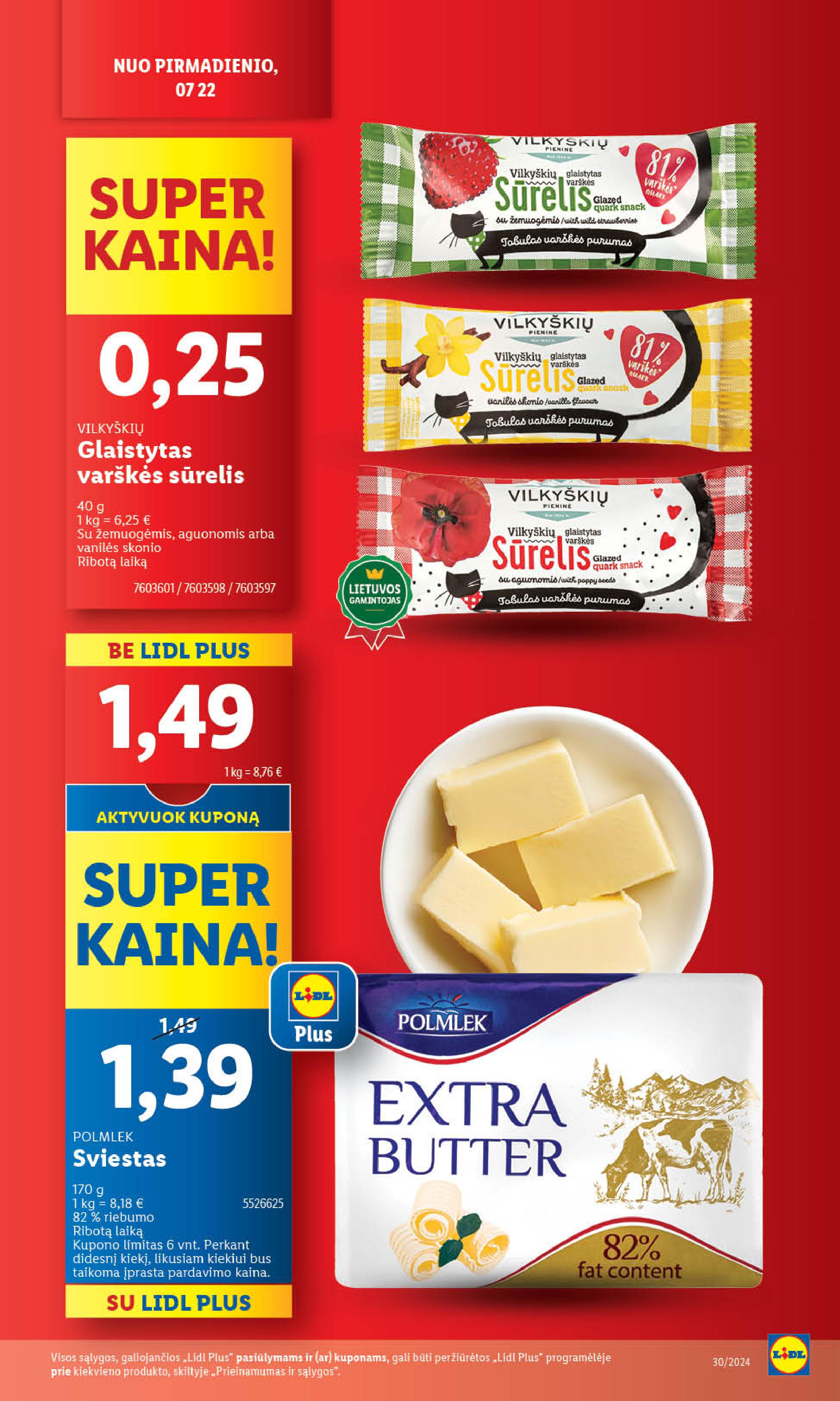 Naujausias LIDL kaininis katalogas 2024.07.22 - 2024.07.28