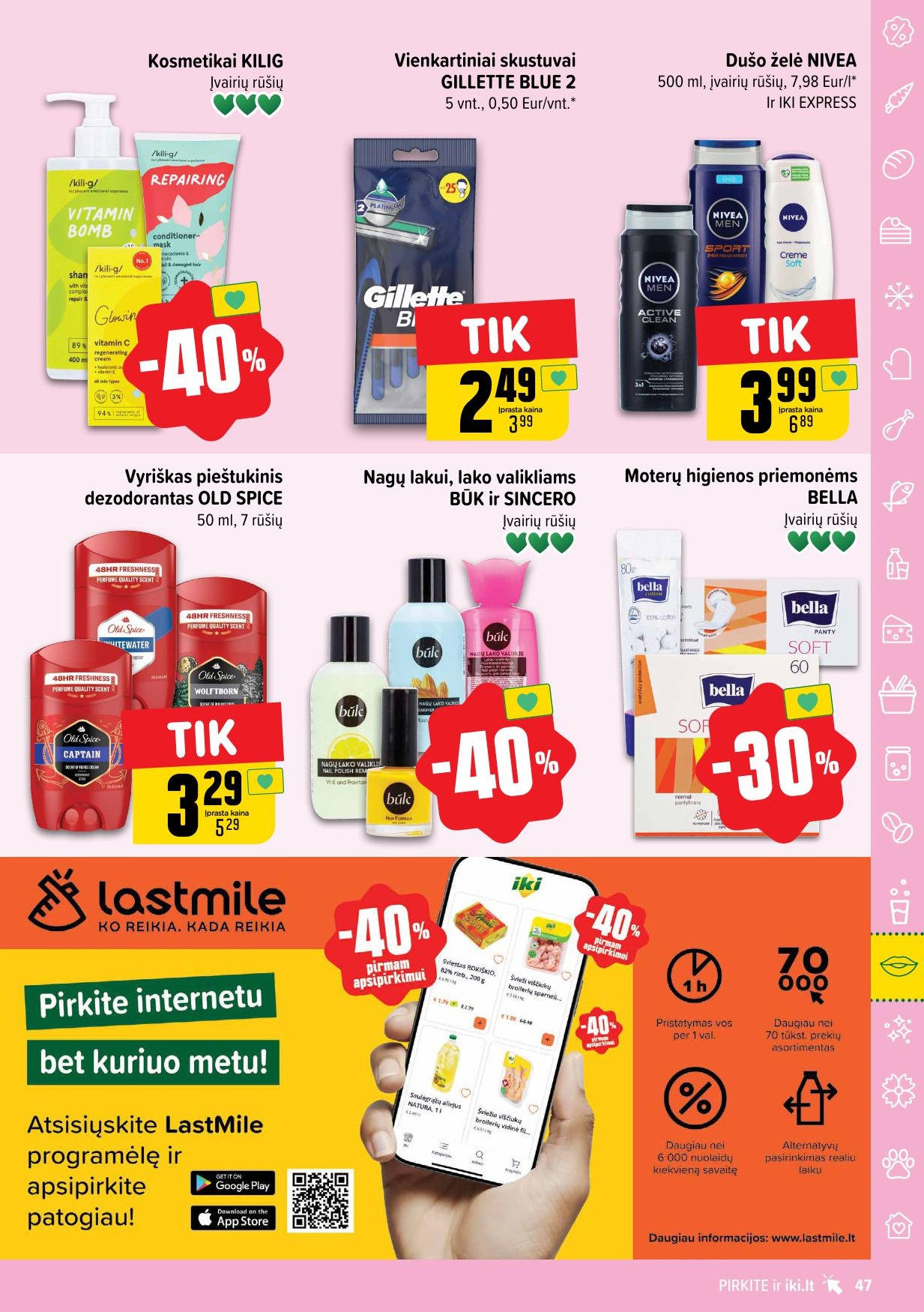 IKI SAVAITĖLĖ akcijų ir nuolaidų leidinys Nr.34 2025.08.18 - 2025.08.24