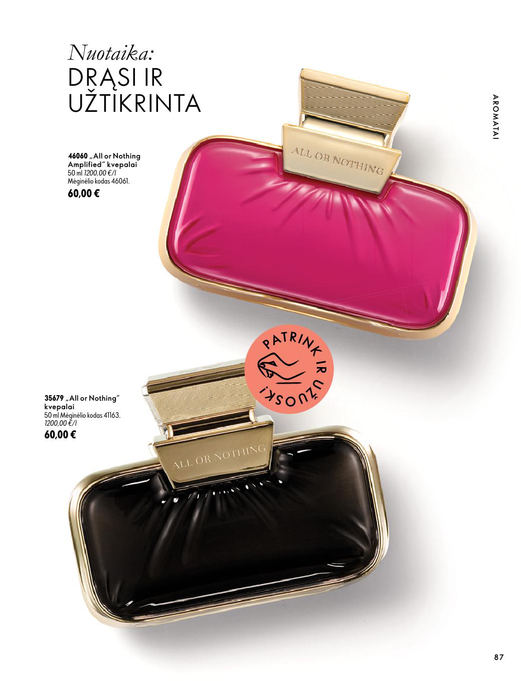 Naujas ORIFLAME katalogas galioja 2026.10.07 - 2026.11.17
