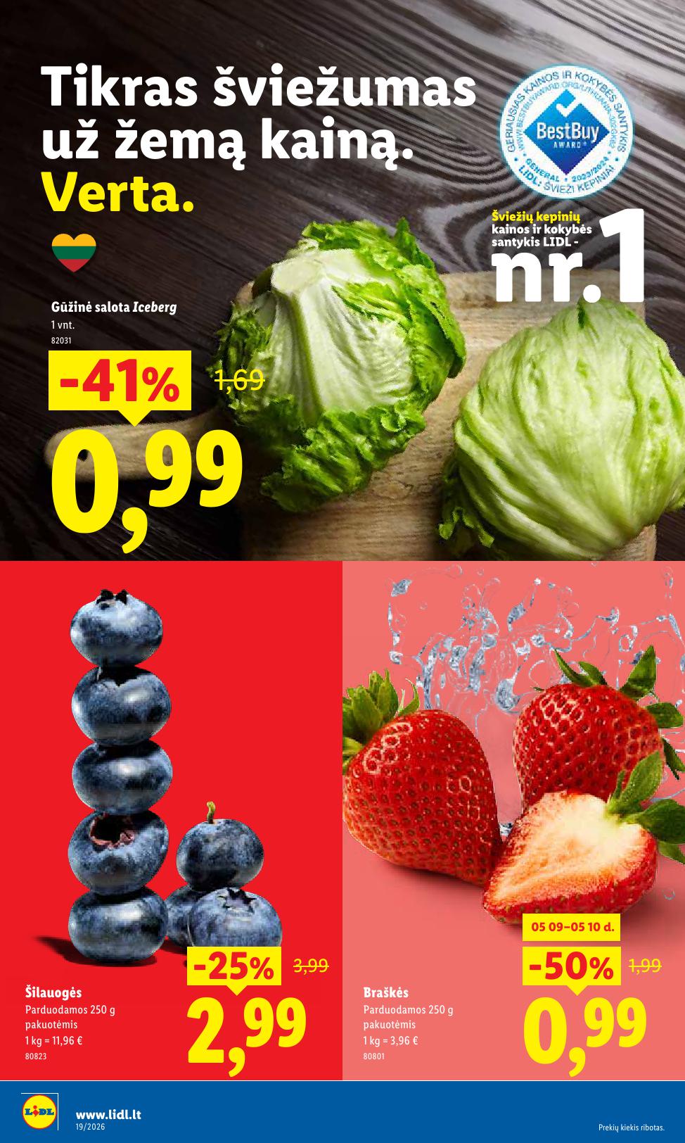 Naujausias LIDL kaininis katalogas 2026.05.04 - 2026.05.10