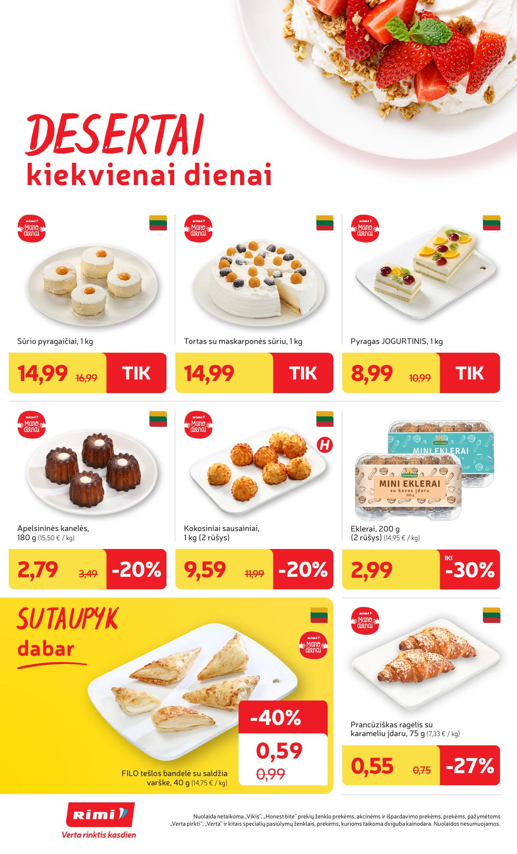 Naujausias RIMI kaininis katalogas 2025.07.29 - 2025.08.04