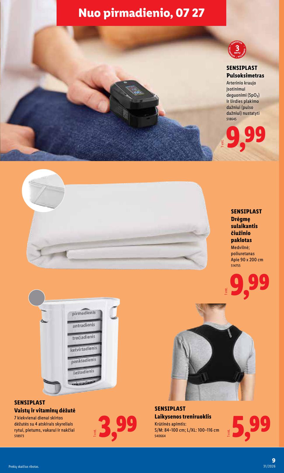 LIDL ne  maisto prekių leidinys 2026.07.27 - 2026.08.02