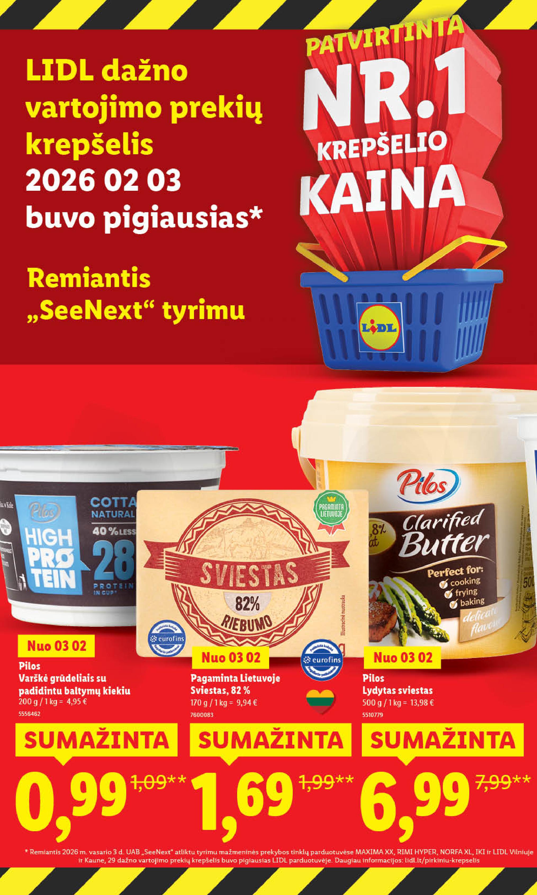 Naujausias LIDL kaininis katalogas 2026.03.02 - 2026.03.08