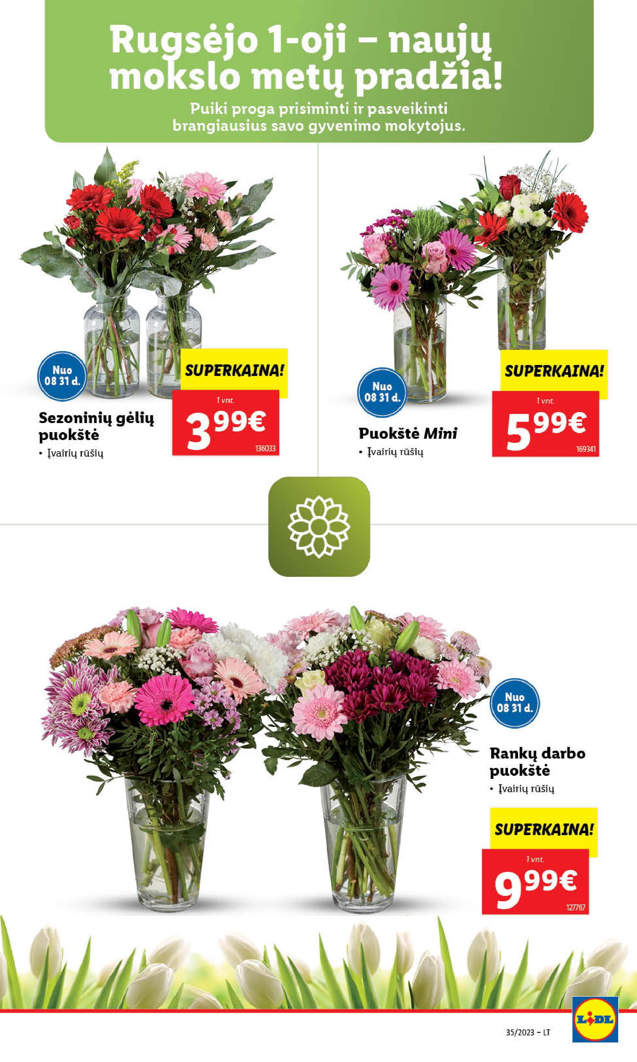 Naujausias LIDL kaininis katalogas 2023.08.28 - 2023.09.03