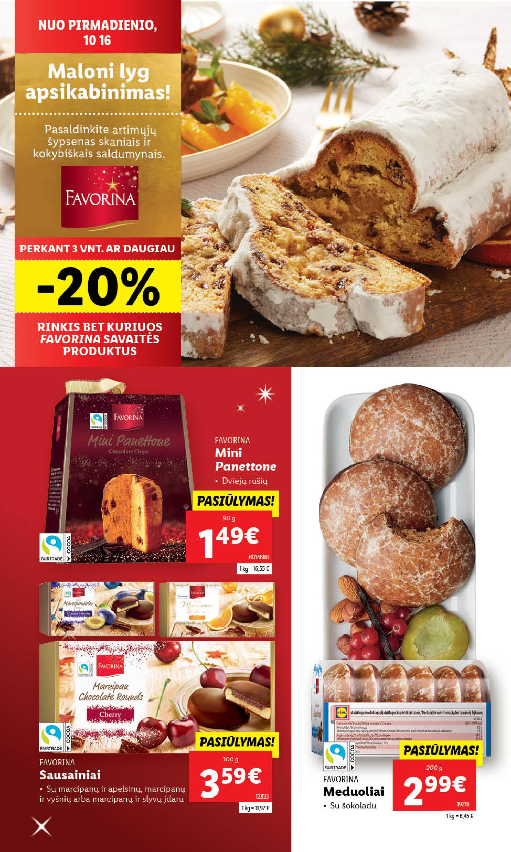 Naujausias LIDL kaininis katalogas 2023.10.16 - 2023.10.22