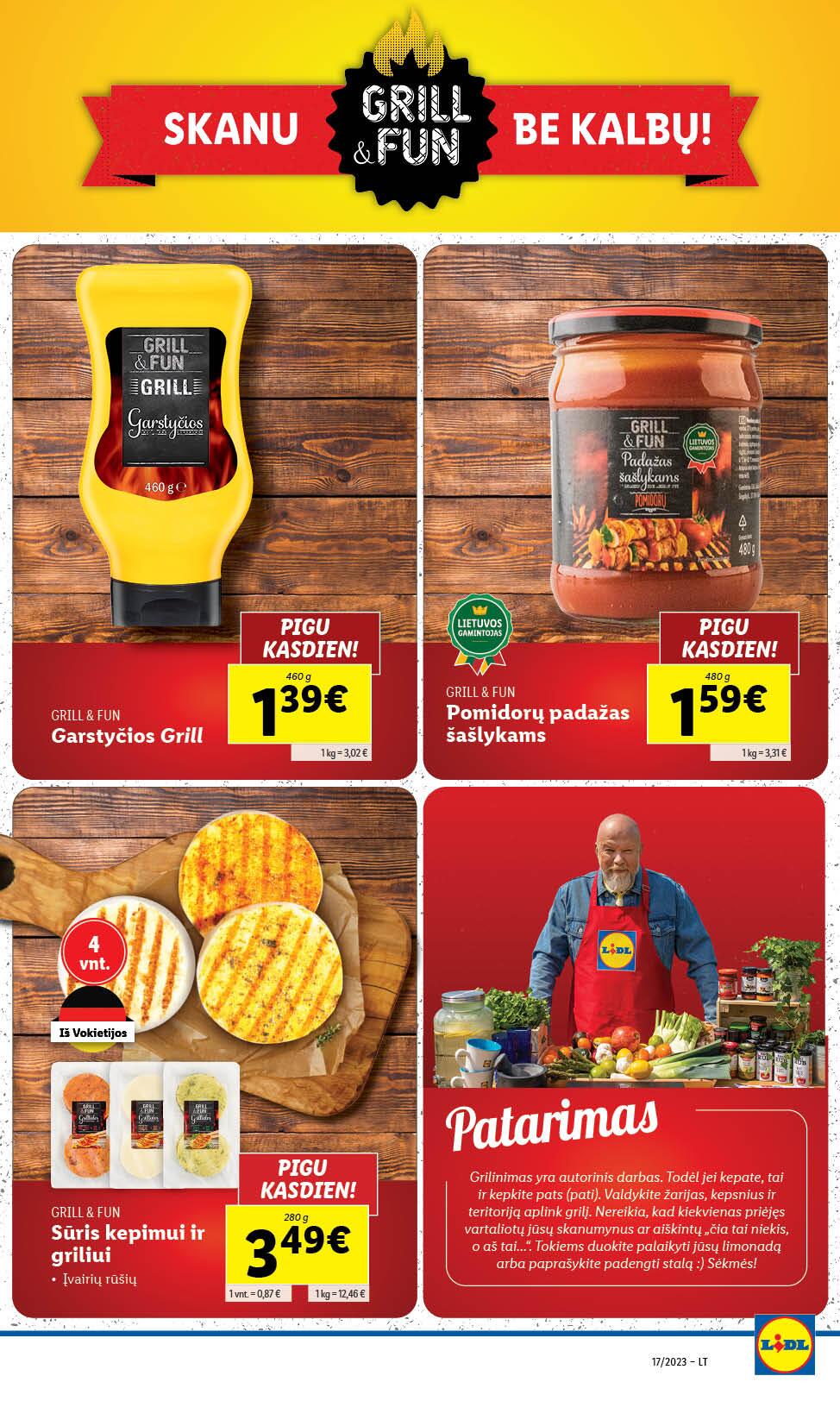 Naujausias LIDL kaininis katalogas 2023.04.24 - 2023.04.30