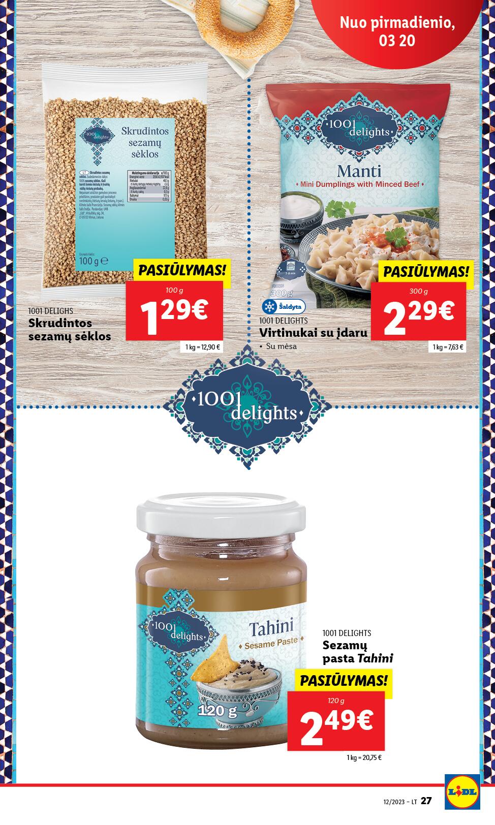 LIDL akcijų ir nuolaidų leidinys 2023.03.20 - 2023.03.26