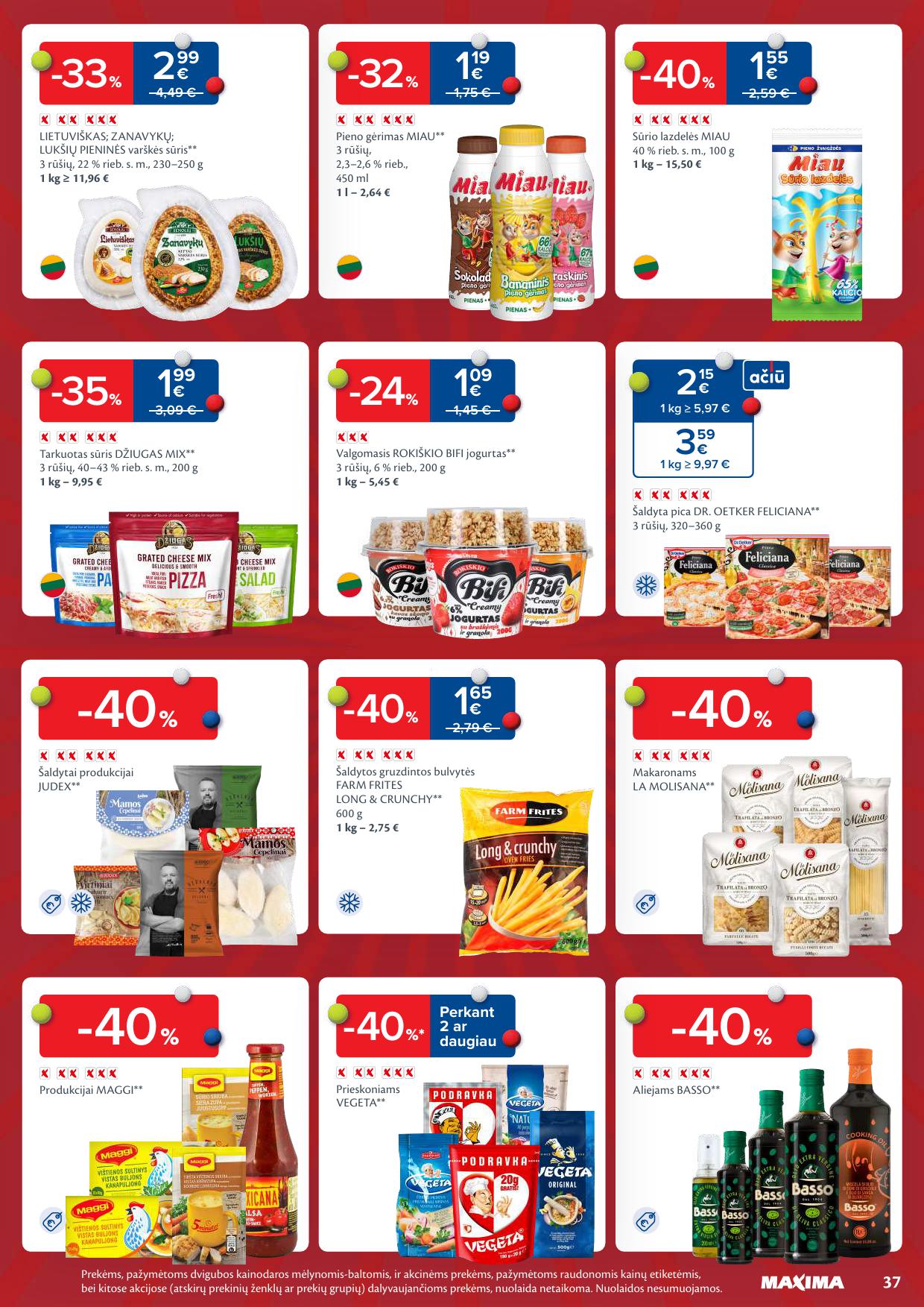 Naujausias MAXIMA kaininis katalogas 2026.01.13 - 2026.01.19