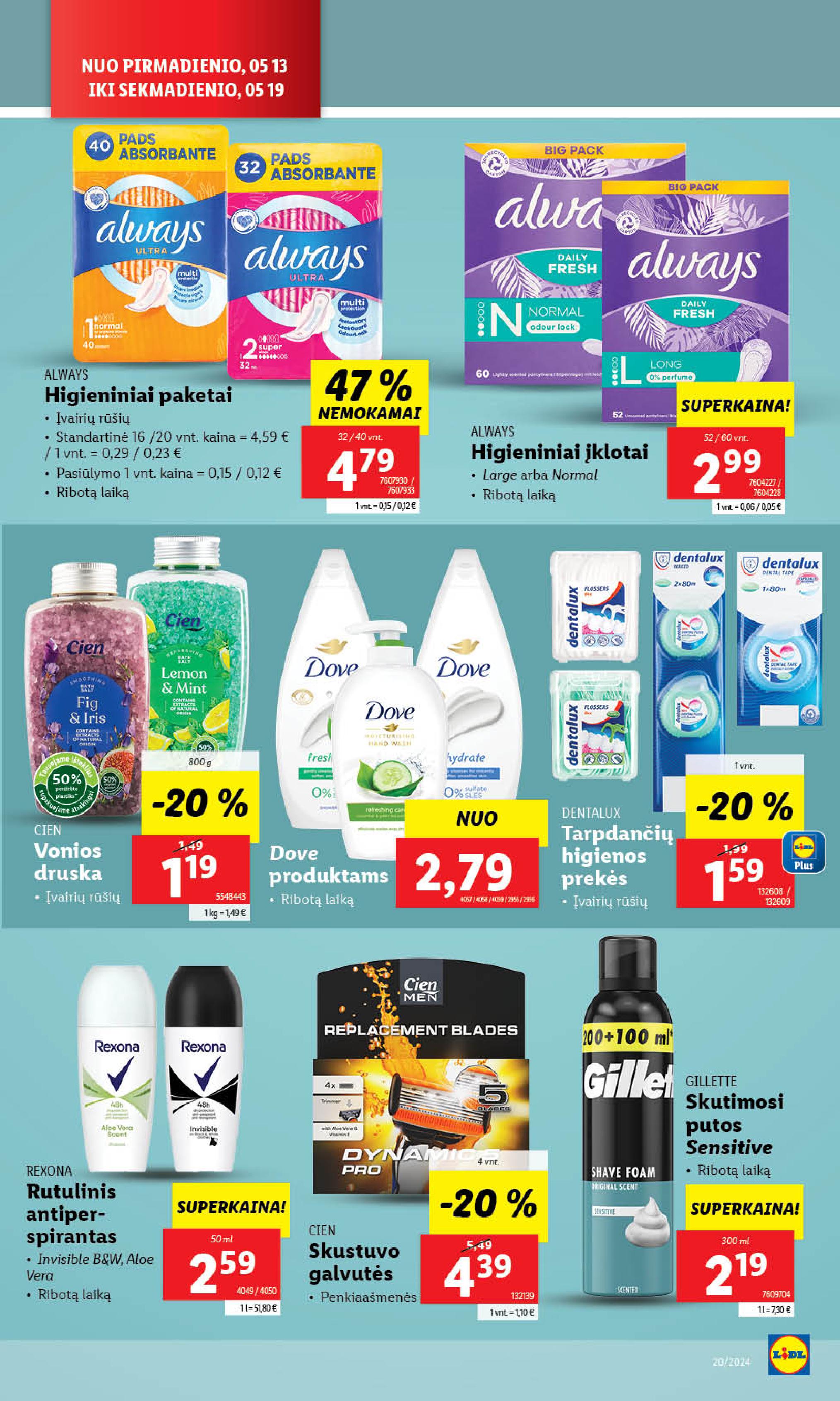 Naujausias LIDL kaininis katalogas 2024.05.13 - 2024.05.19