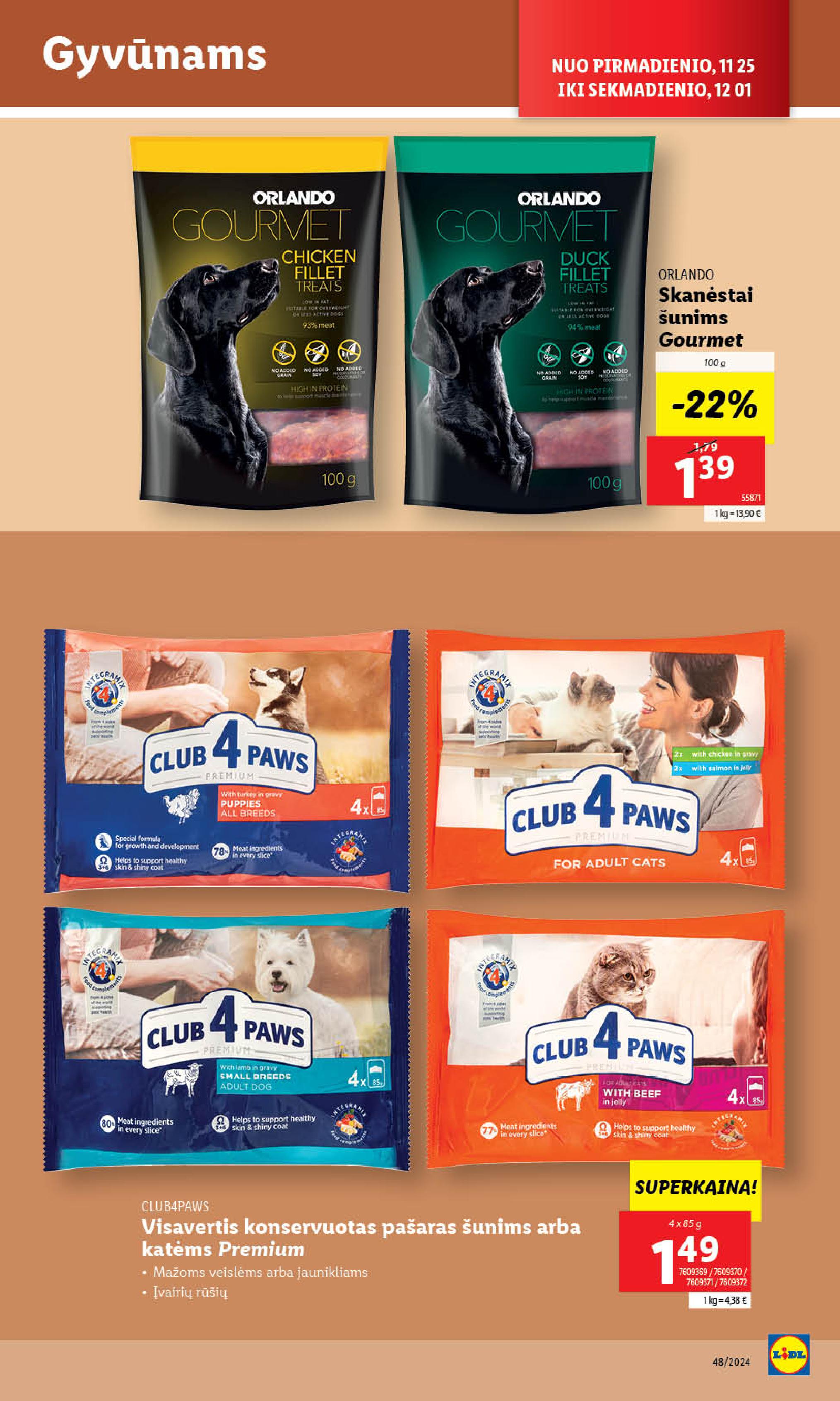 Naujausias LIDL kaininis katalogas 2024.11.25 - 2024.12.01