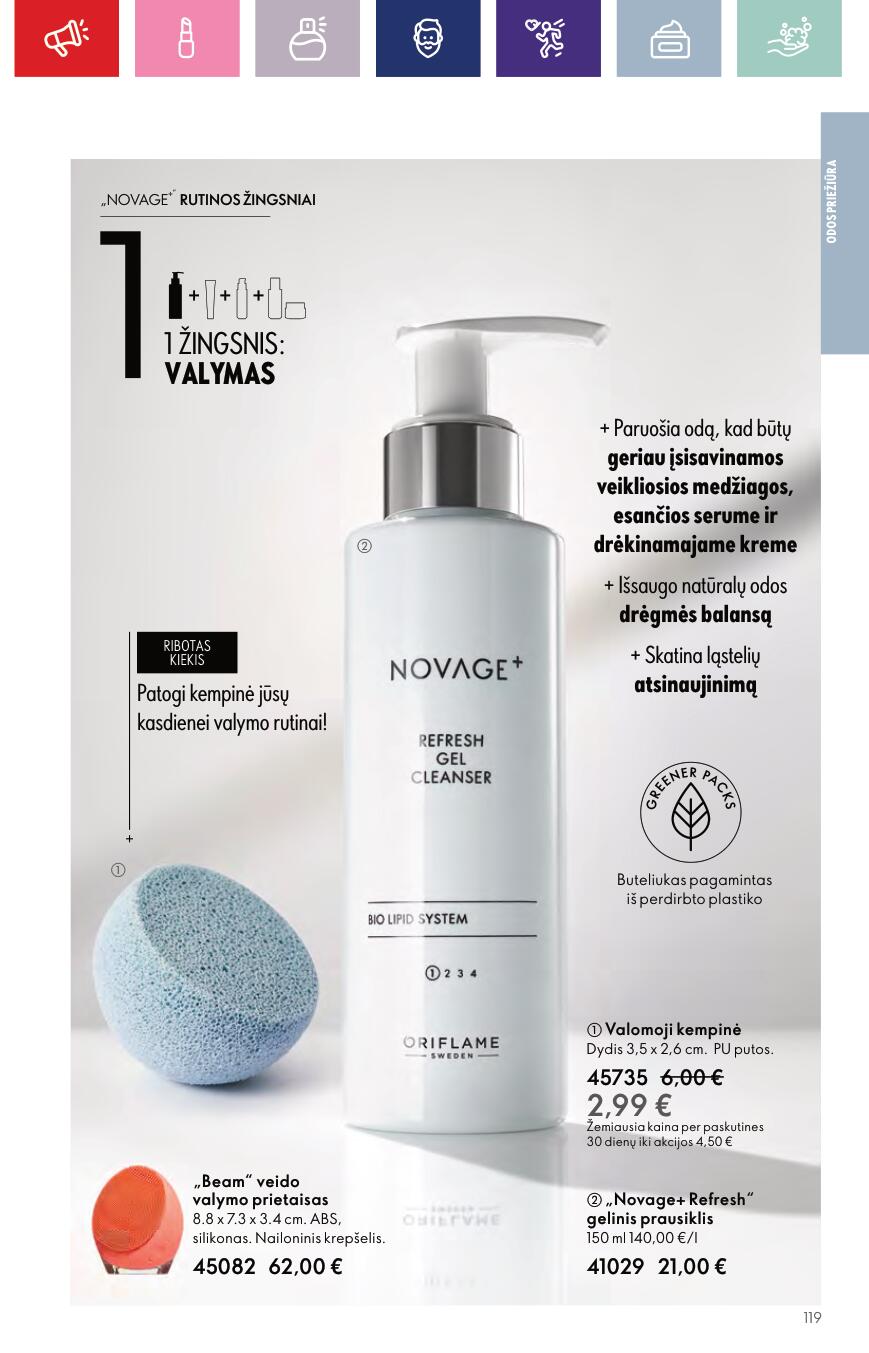 Naujas ORIFLAME katalogas galioja 2023.09.13 - 2023.10.03