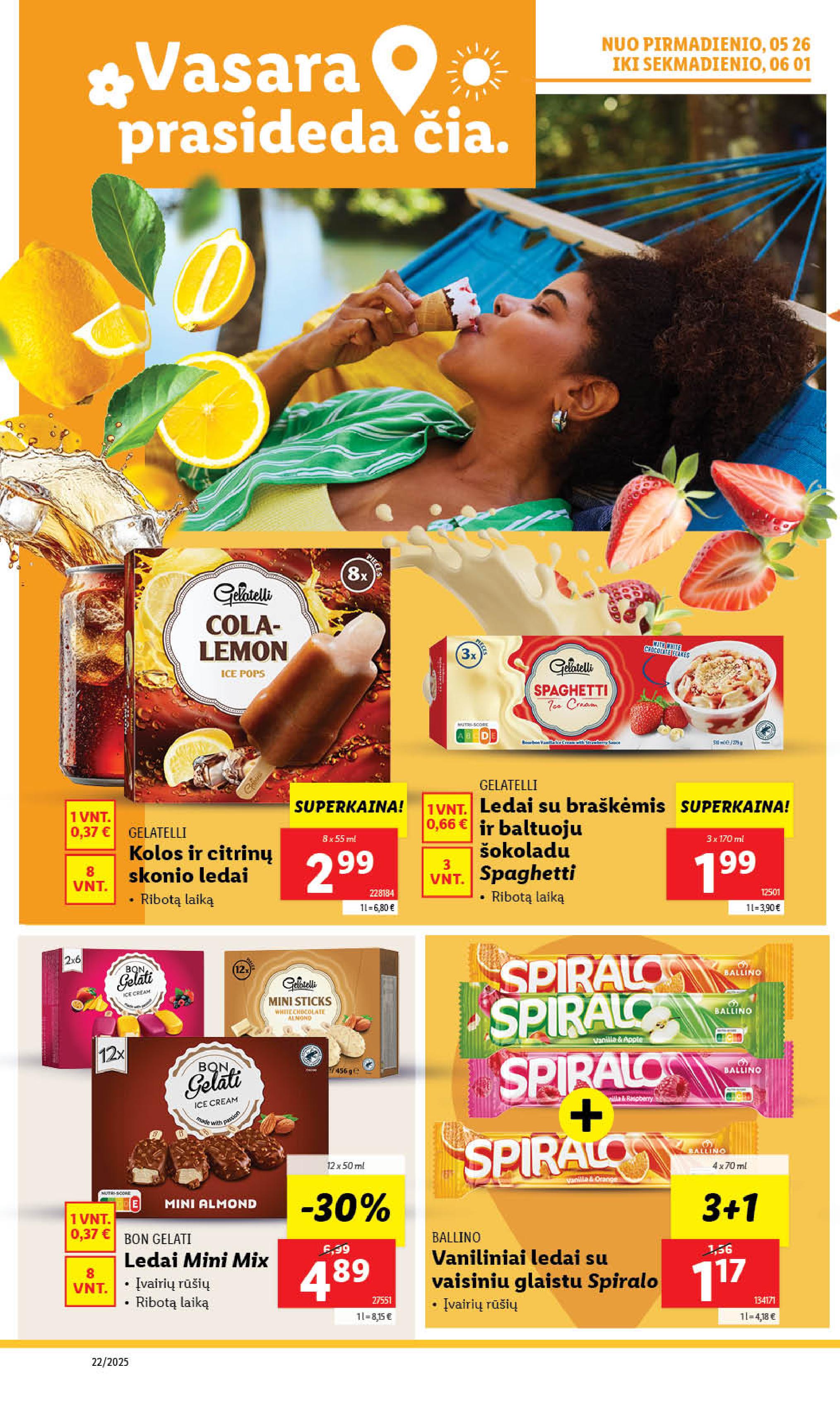 Naujausias LIDL kaininis katalogas 2025.05.26 - 2025.06.01