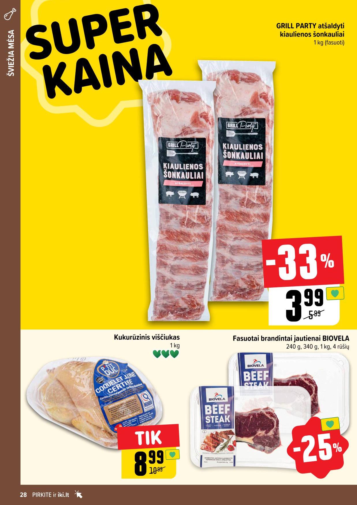 Naujausias IKI kaininis katalogas 2024.04.15 - 2024.04.21
