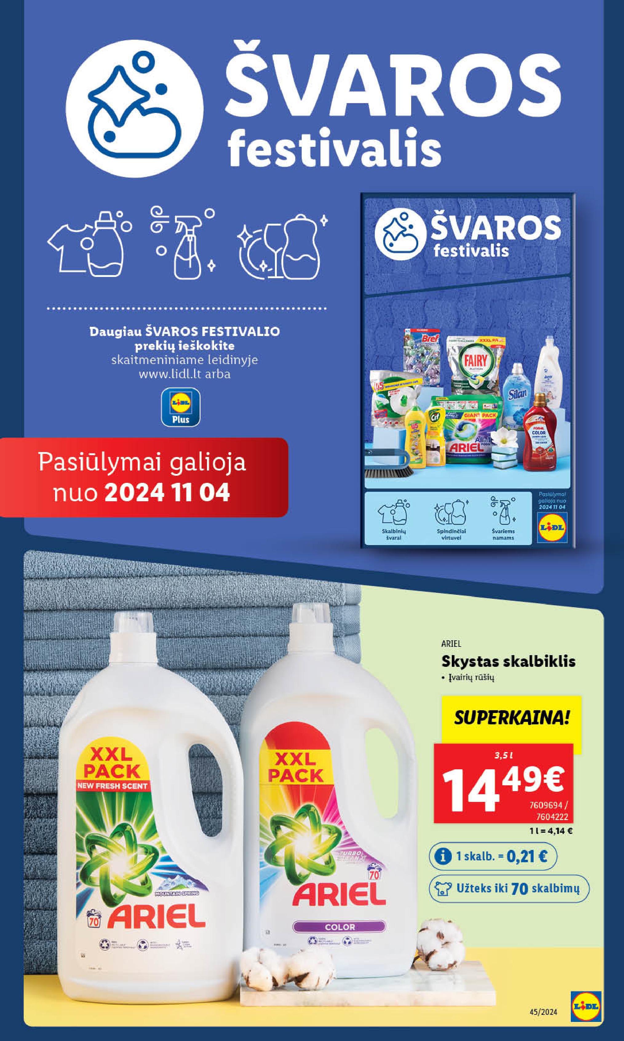 Naujausias LIDL kaininis katalogas 2024.11.04 - 2024.11.10