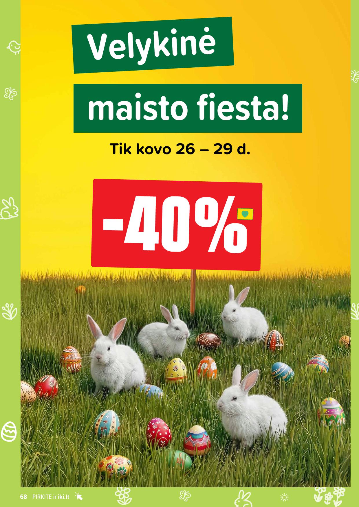 Naujausias IKI kaininis katalogas 2026.03.23 - 2026.03.29