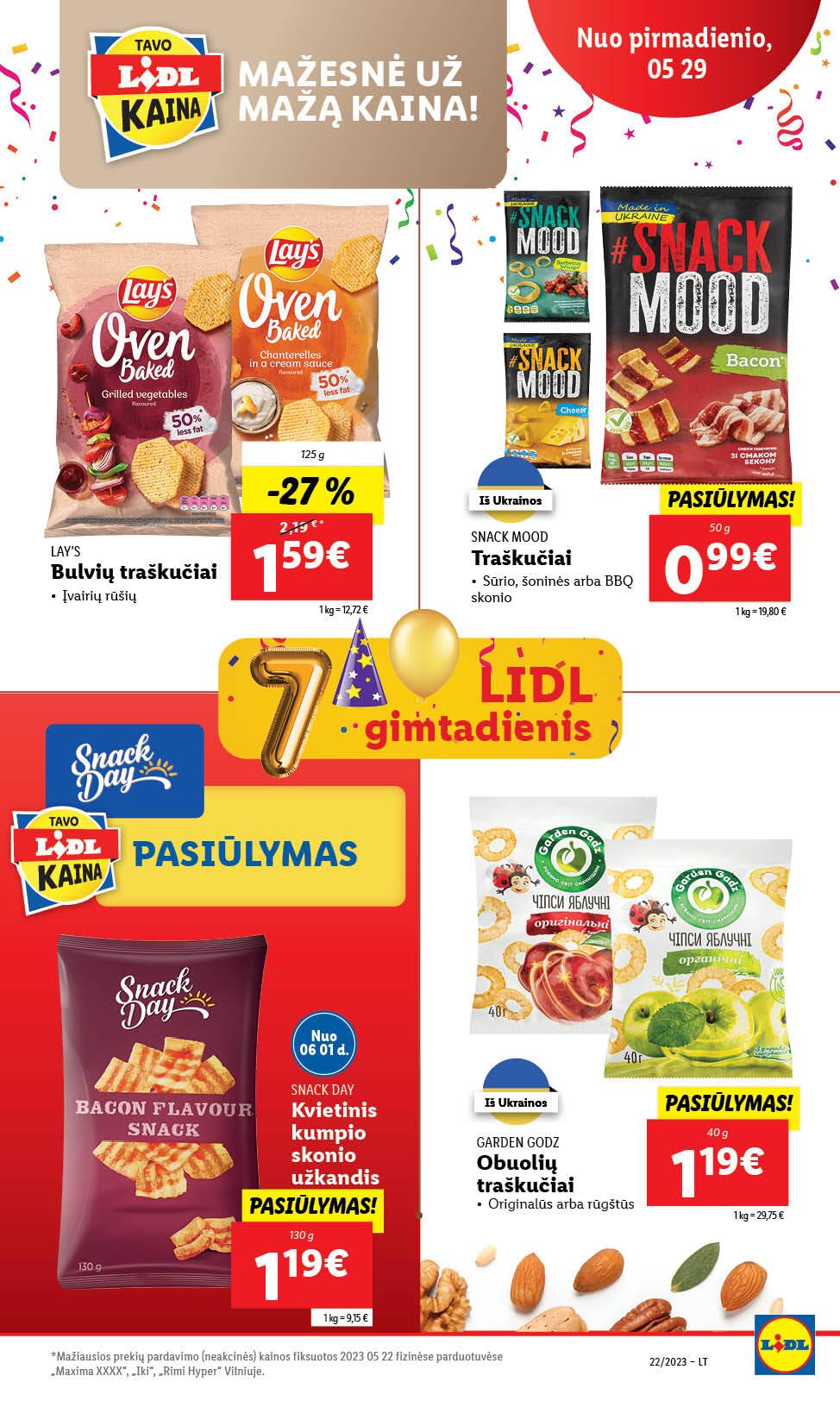 Naujausias LIDL kaininis katalogas 2023.05.29 - 2023.06.04