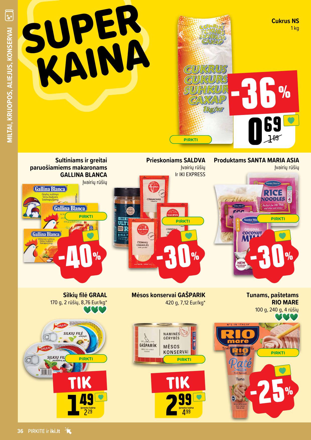 Naujausias IKI kaininis katalogas 2025.04.28 - 2025.05.04