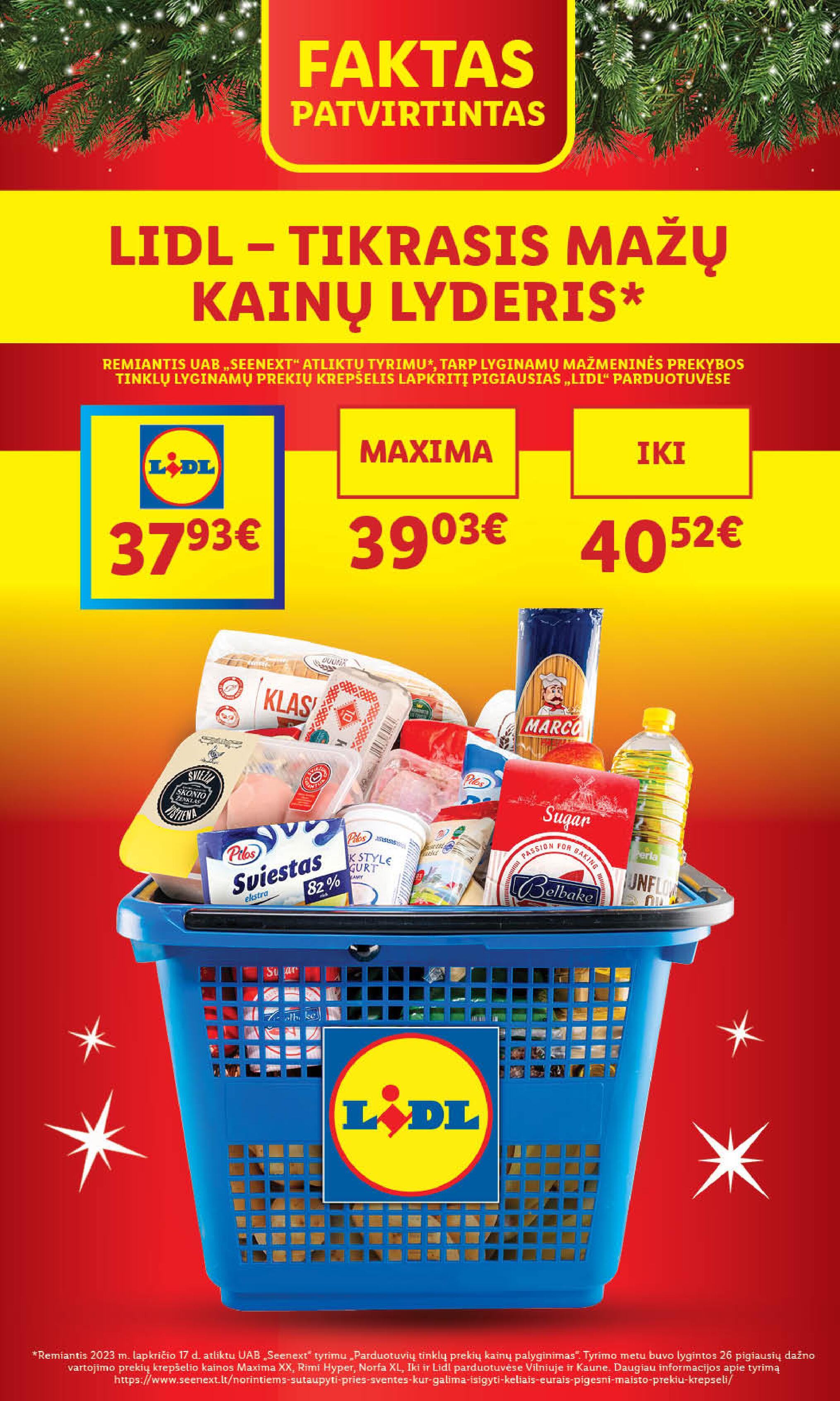 Naujausias LIDL kaininis katalogas 2023.11.27 - 2023.12.03
