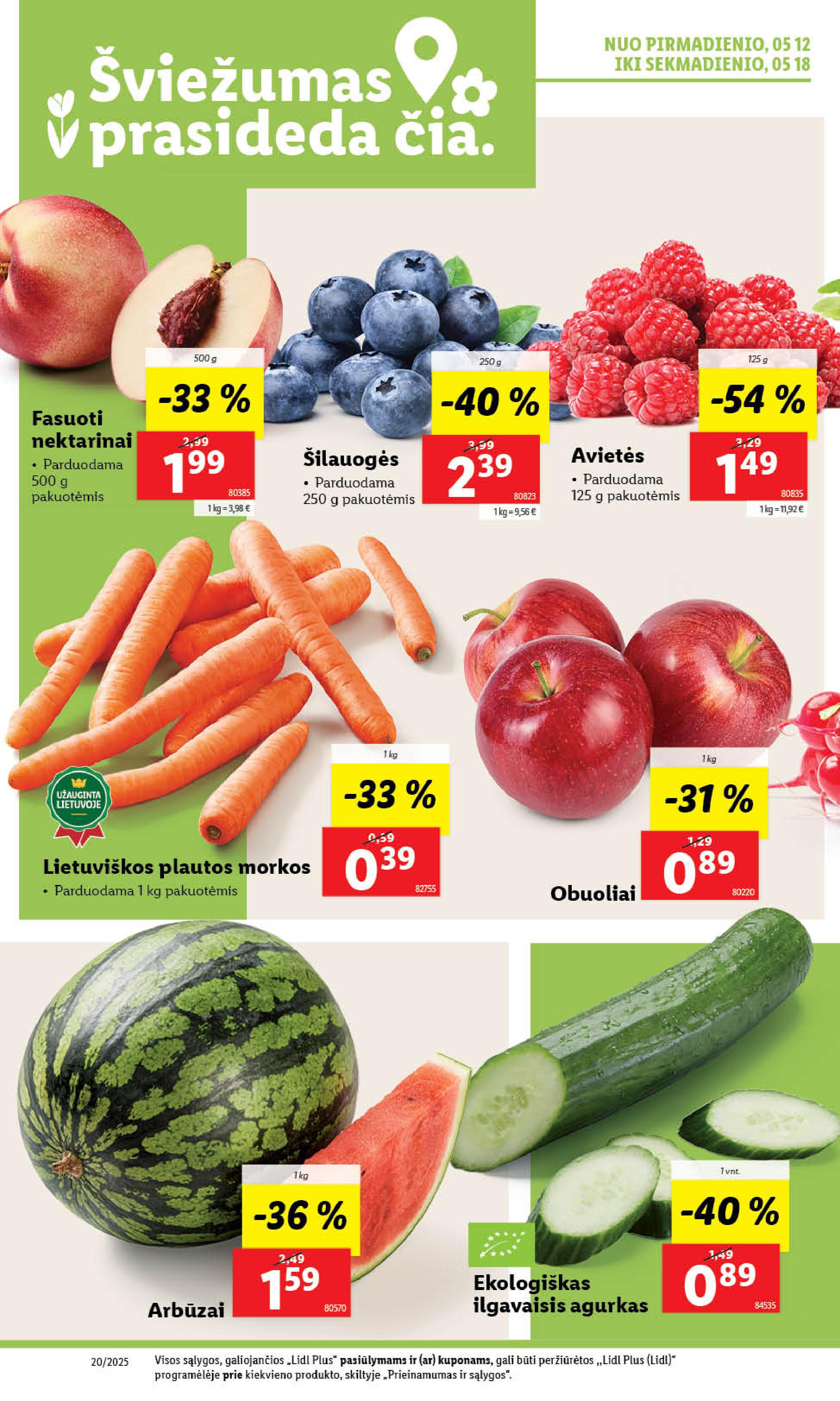 Naujausias LIDL kaininis katalogas 2025.05.12 - 2025.05.18