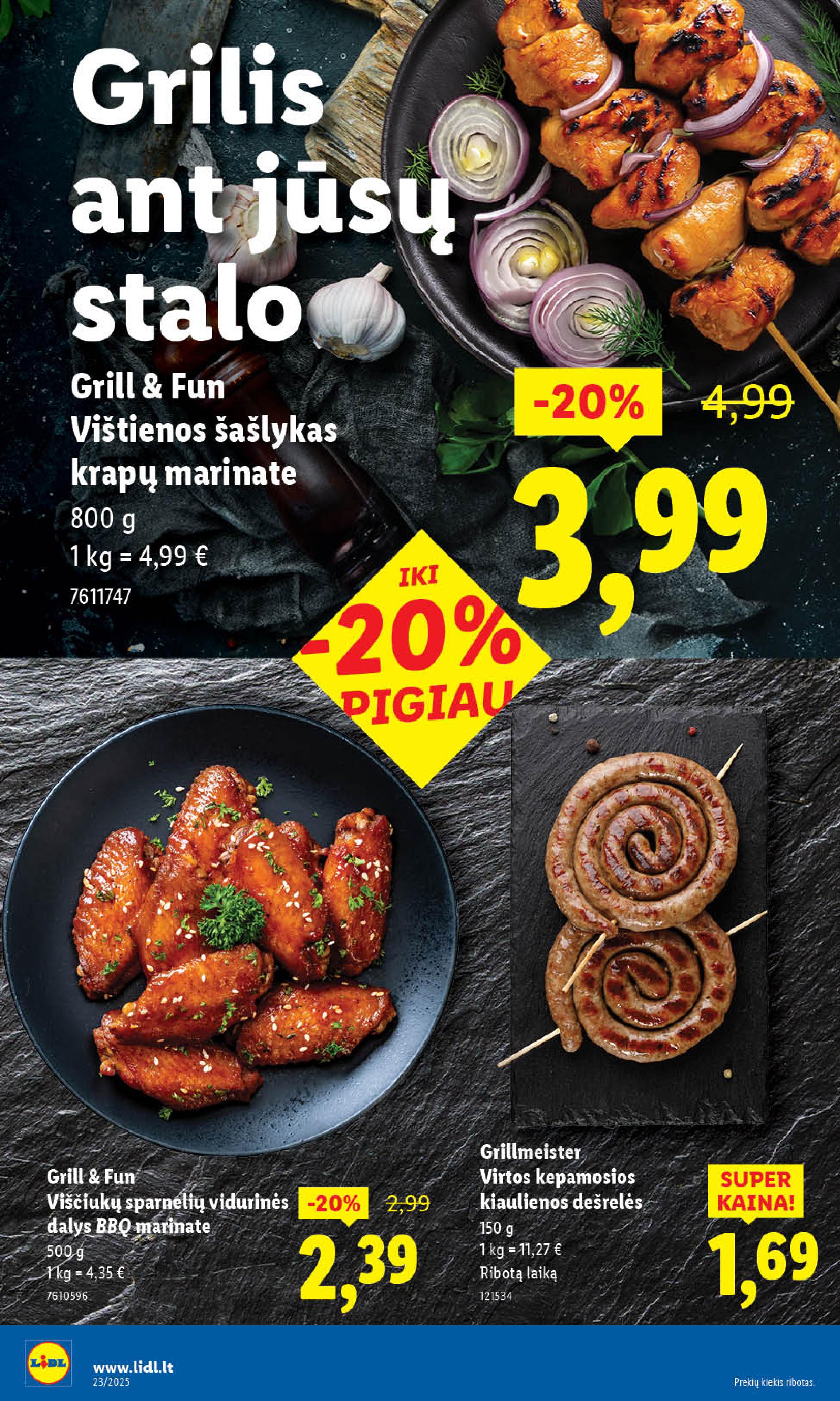 Naujausias LIDL kaininis katalogas 2025.06.02 - 2025.06.08