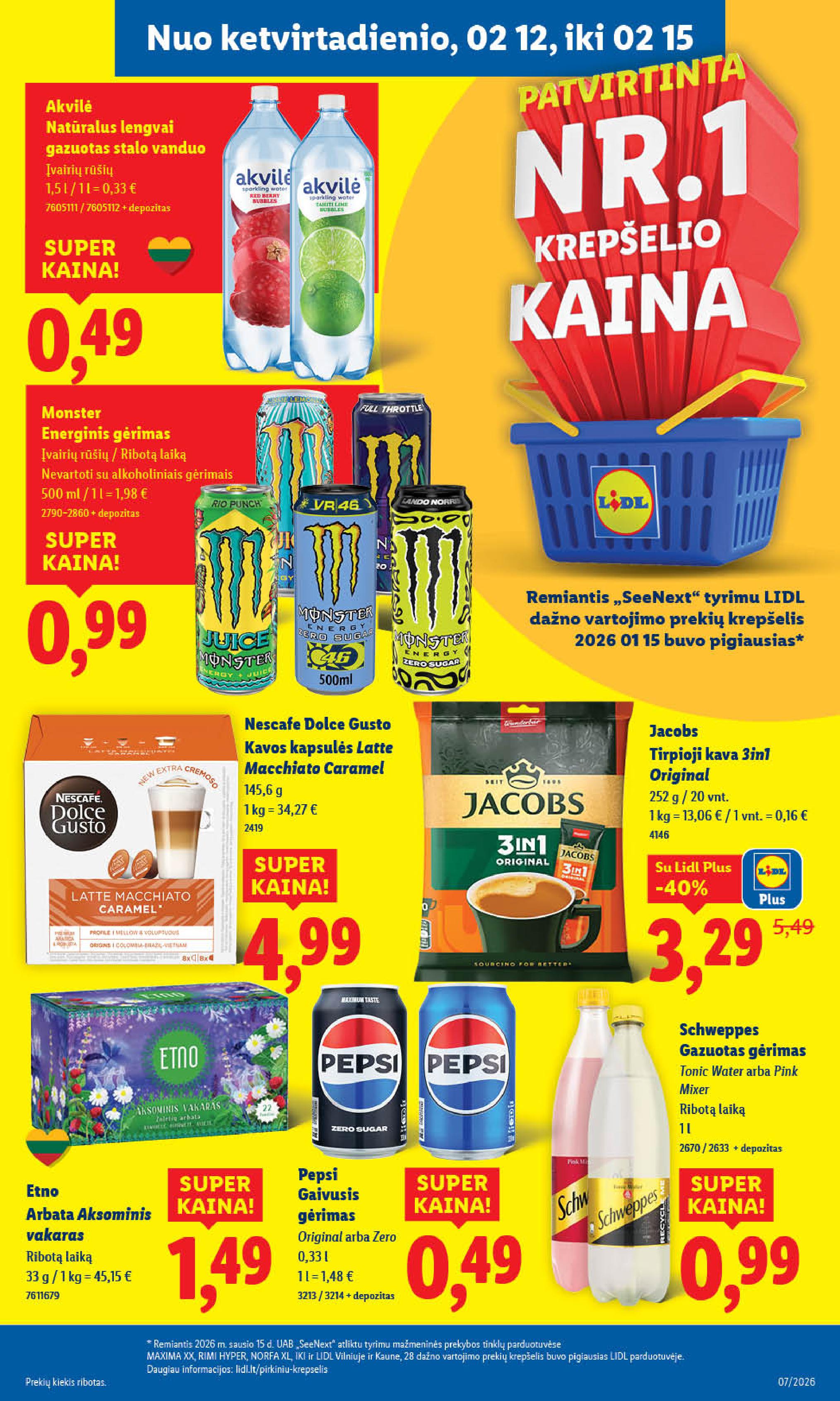 Naujausias LIDL kaininis katalogas 2026.02.09 - 2026.02.15