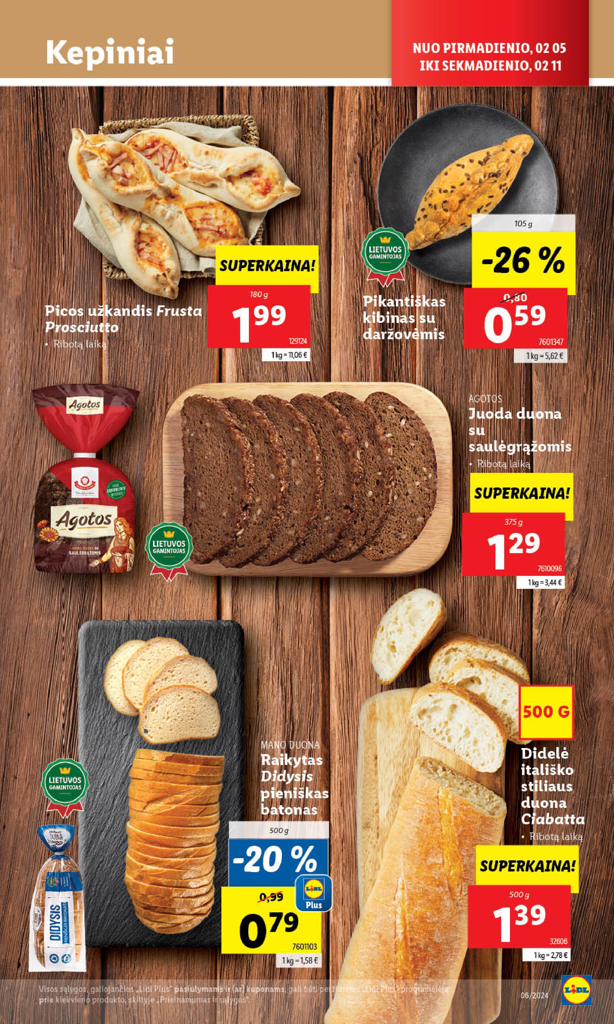 Naujausias LIDL kaininis katalogas 2024.02.05 - 2024.02.11