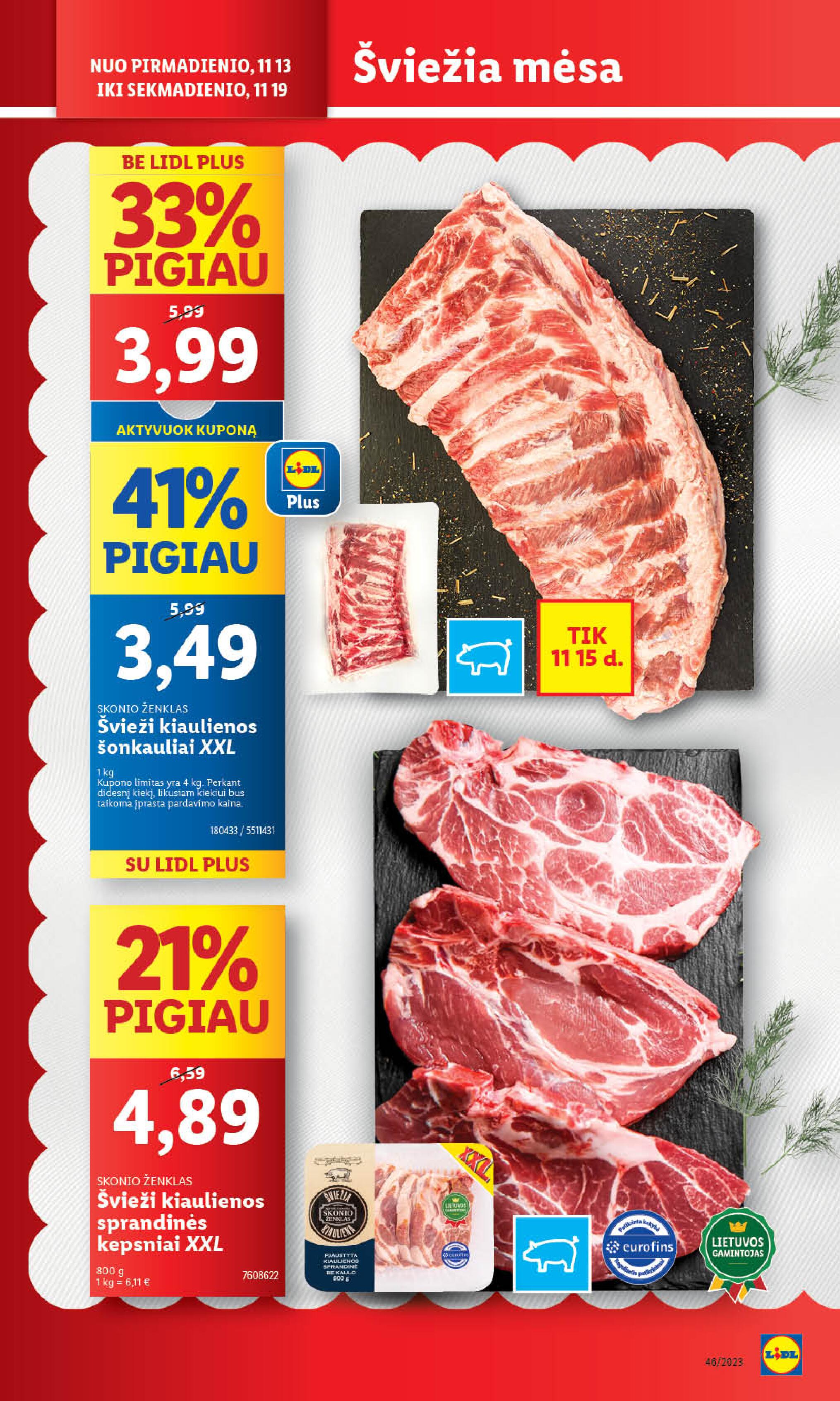 Naujausias LIDL kaininis katalogas 2023.11.13 - 2023.11.19