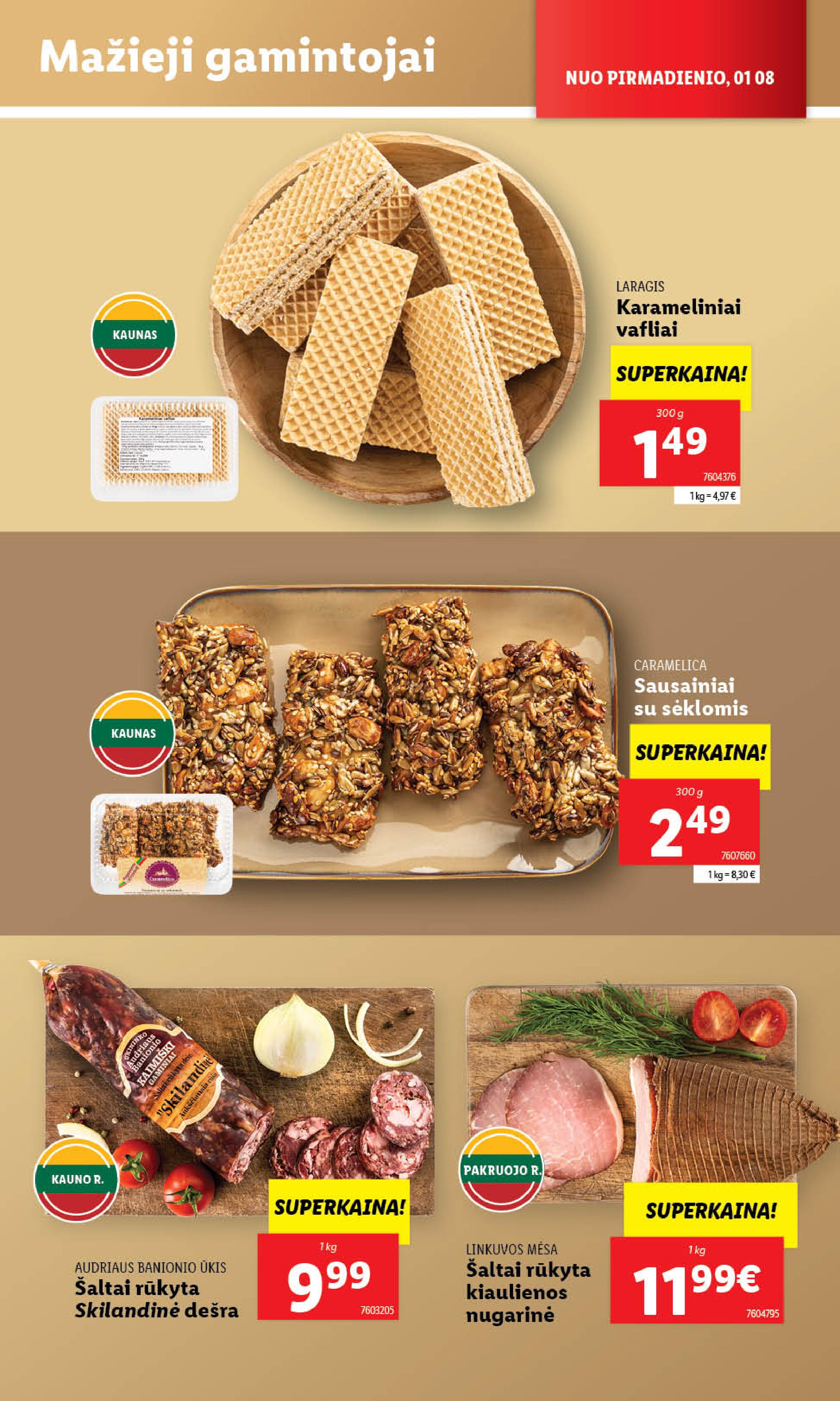Naujausias LIDL kaininis katalogas 2024.01.08 - 2024.01.14