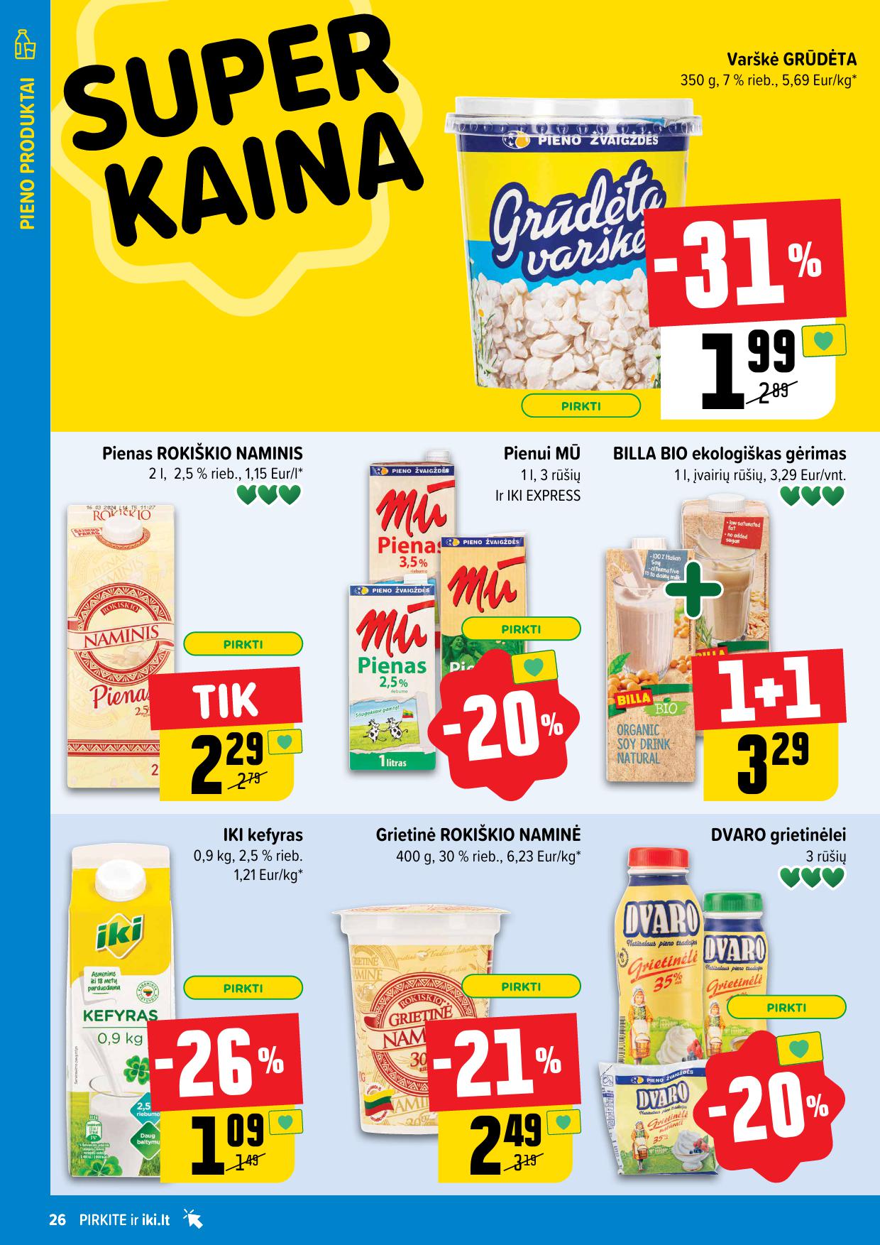 Naujausias IKI kaininis katalogas 2025.02.10 - 2025.02.16