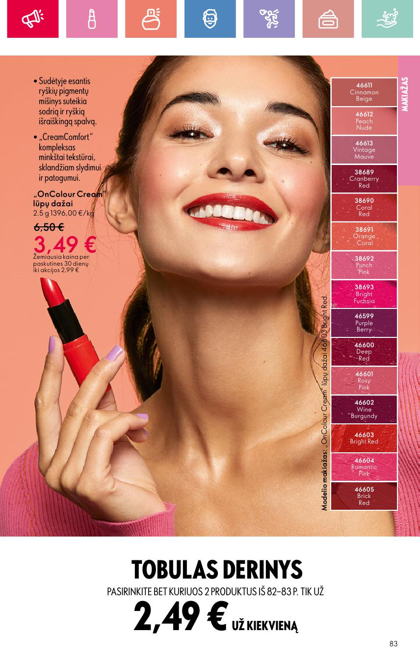 ORIFLAME katalogas galioja 2025.08.03 - 2025.08.23