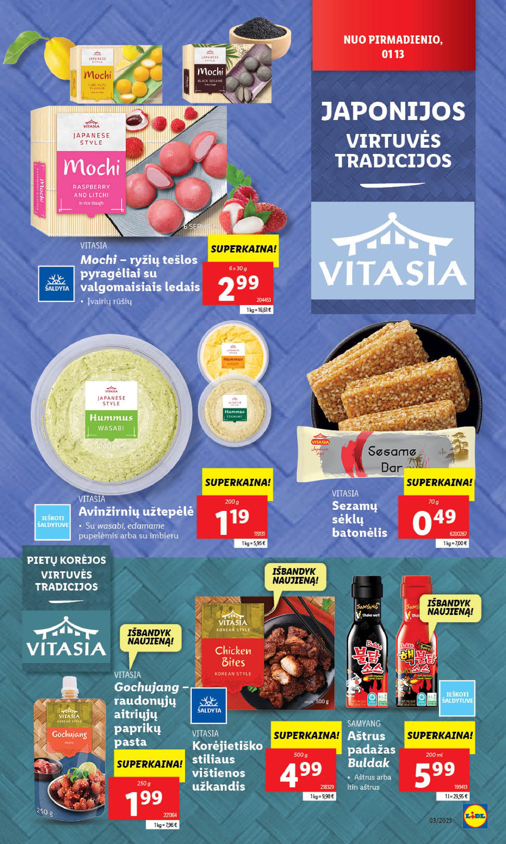 Naujausias LIDL kaininis katalogas 2025.01.13 - 2025.01.19