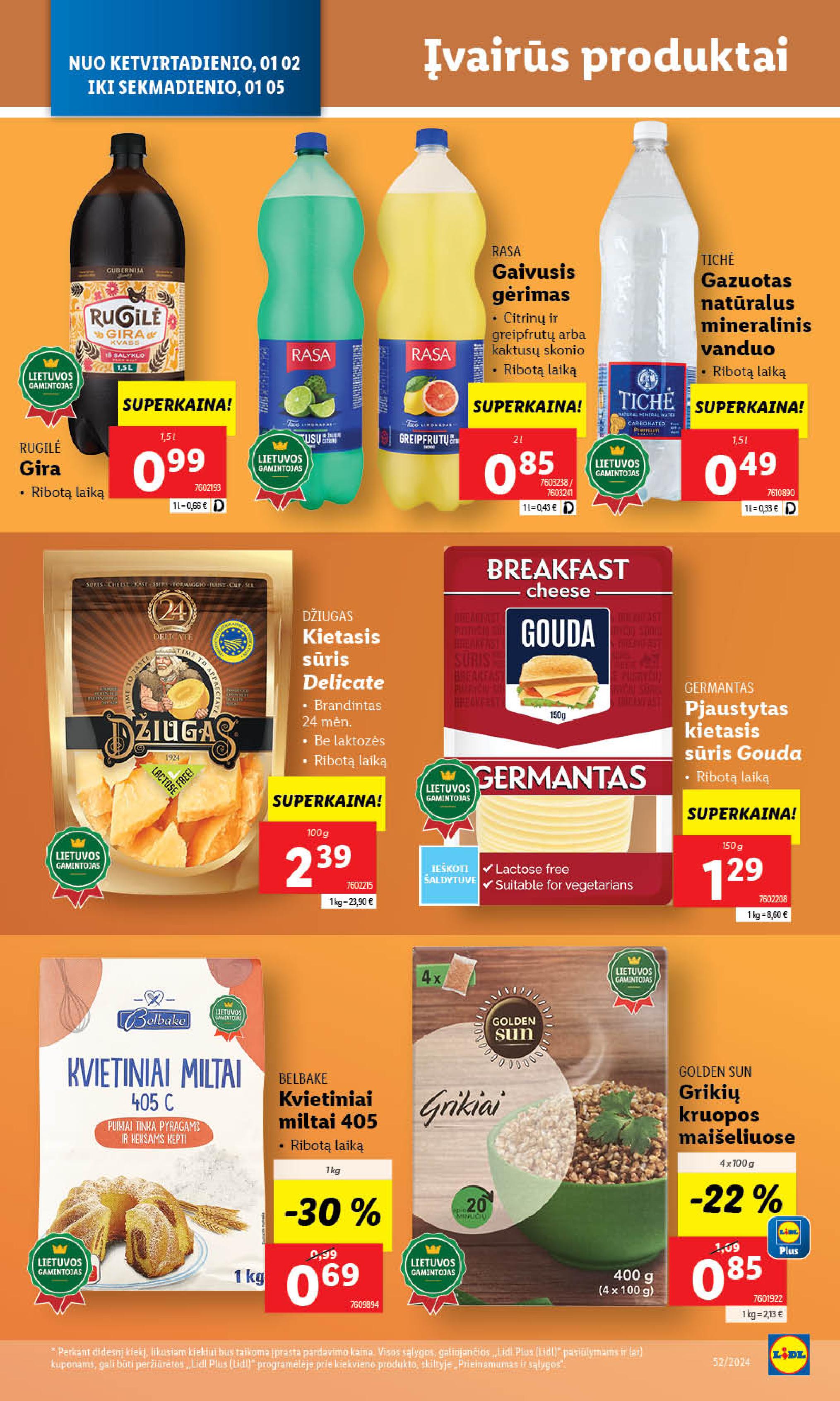 Naujausias LIDL kaininis katalogas 2024.12.26 - 2024.12.31