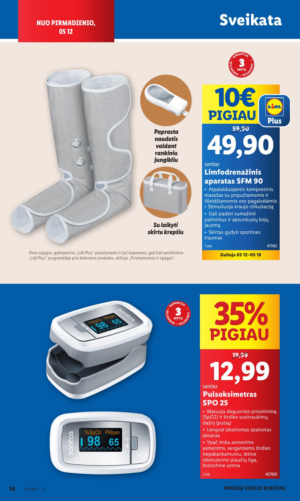 LIDL ne maisto prekių leidinys 2025.05.12 - 2025.05.18
