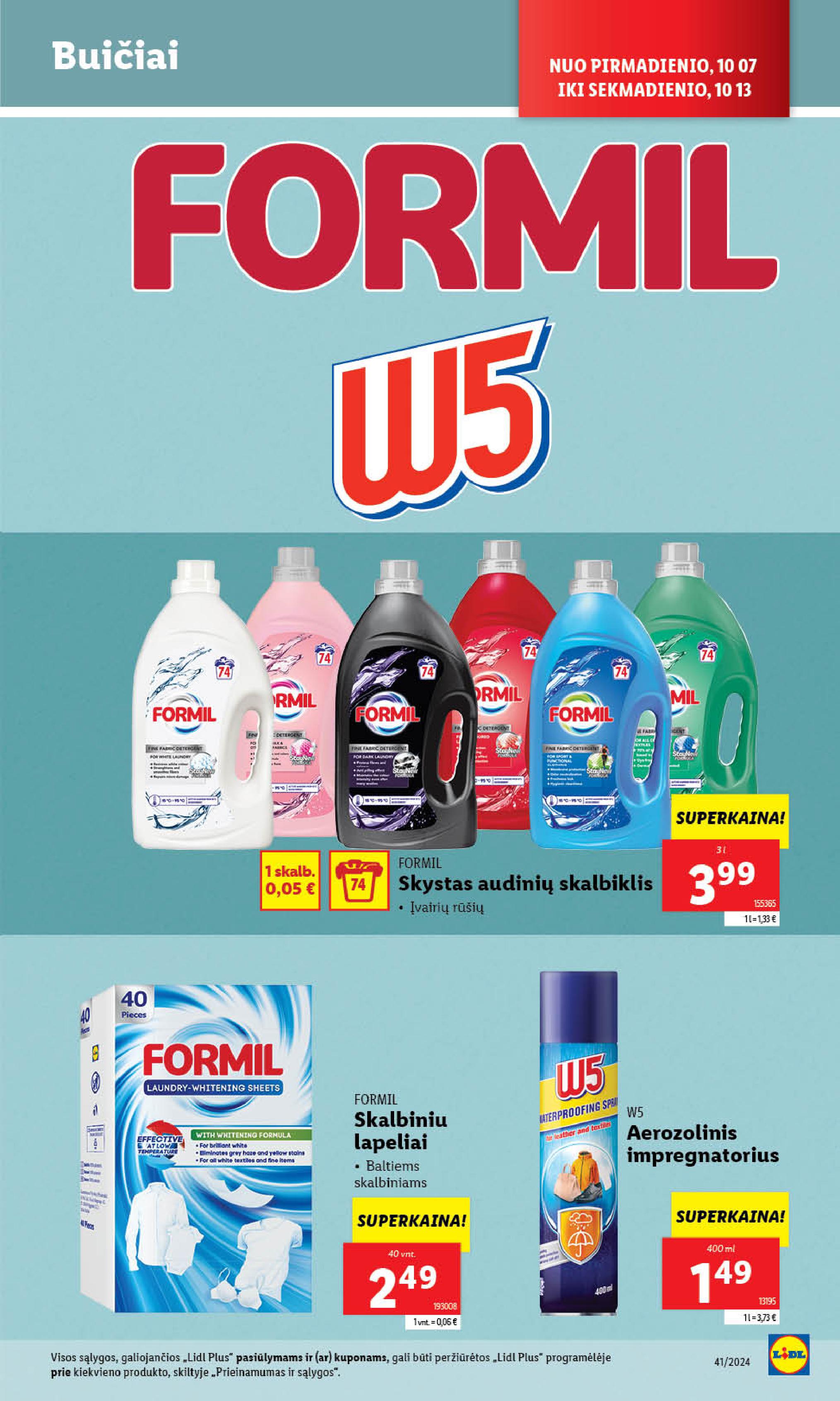 Naujausias LIDL kaininis katalogas 2024.10.07 - 2024.10.13