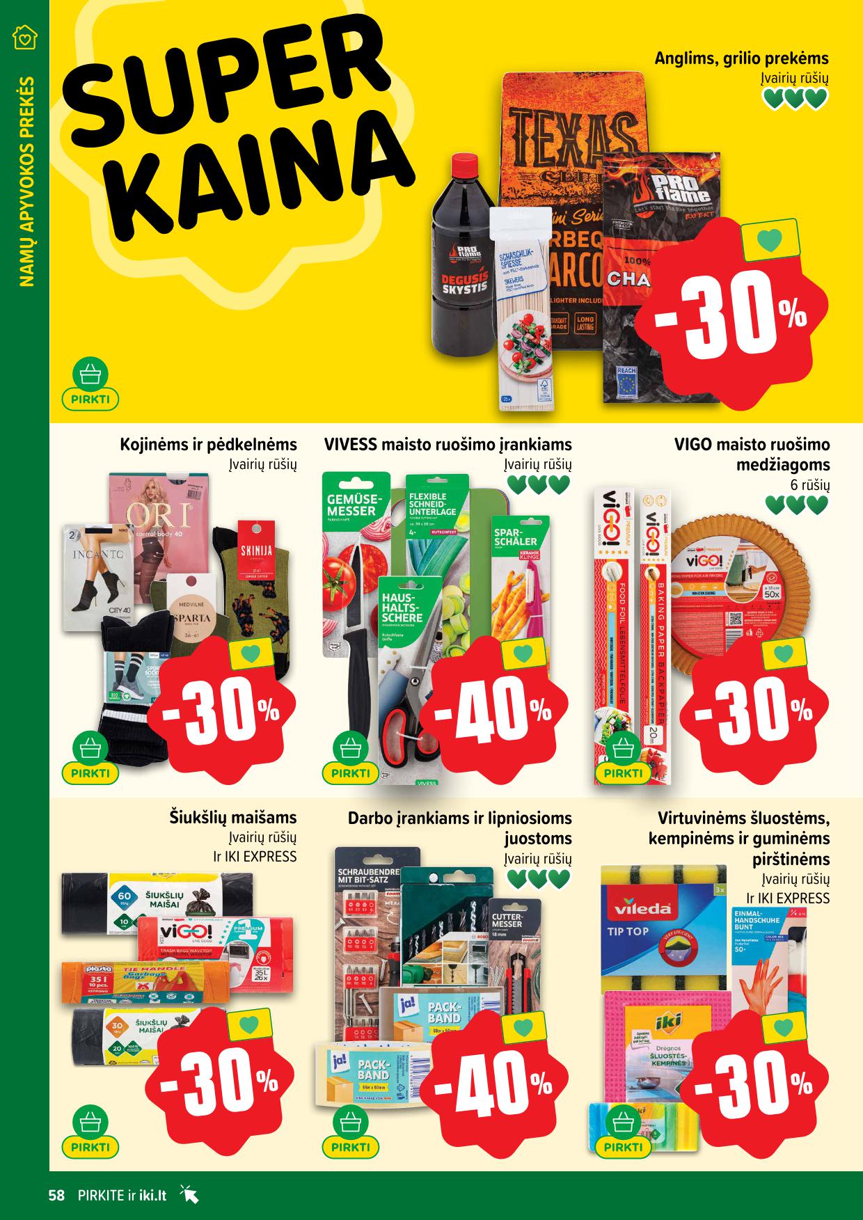 Naujausias IKI kaininis katalogas 2025.07.14 - 2025.07.20