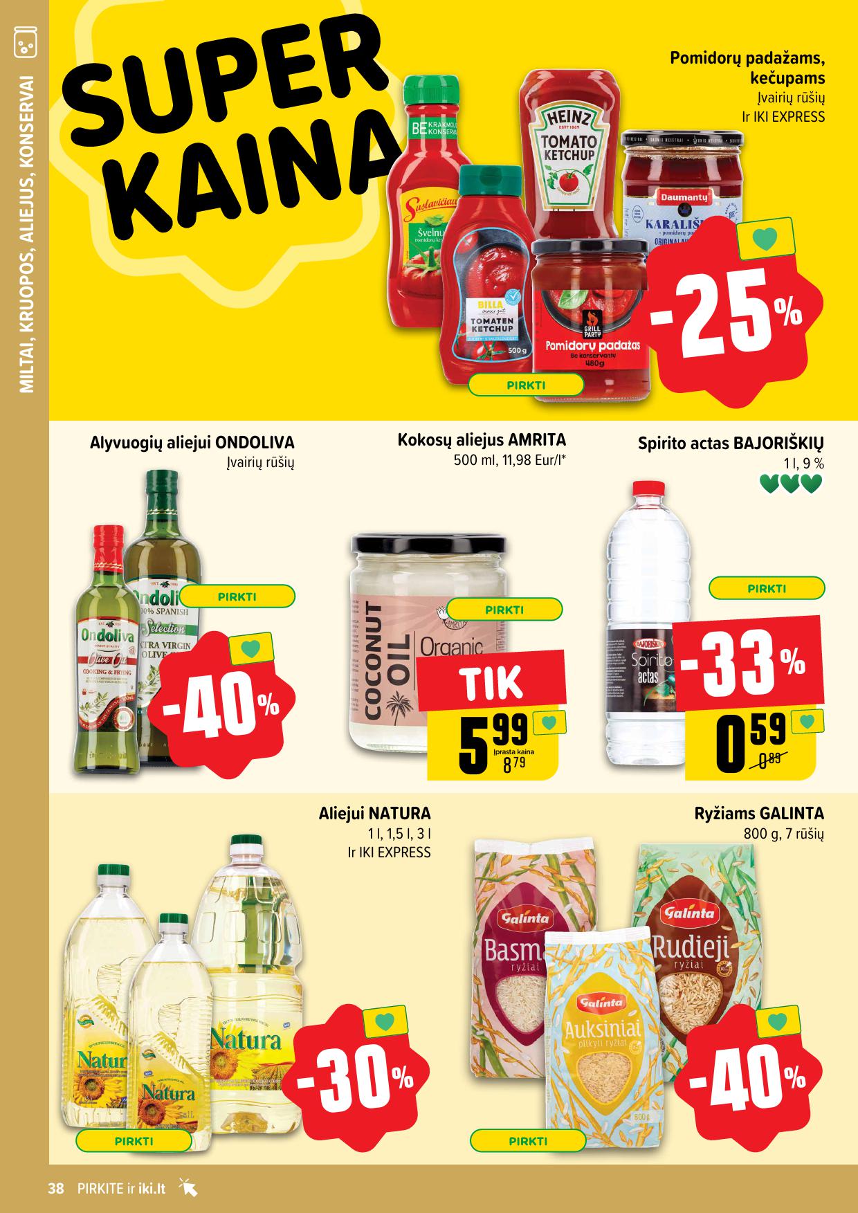 Naujausias IKI kaininis katalogas 2025.06.09 - 2025.06.15