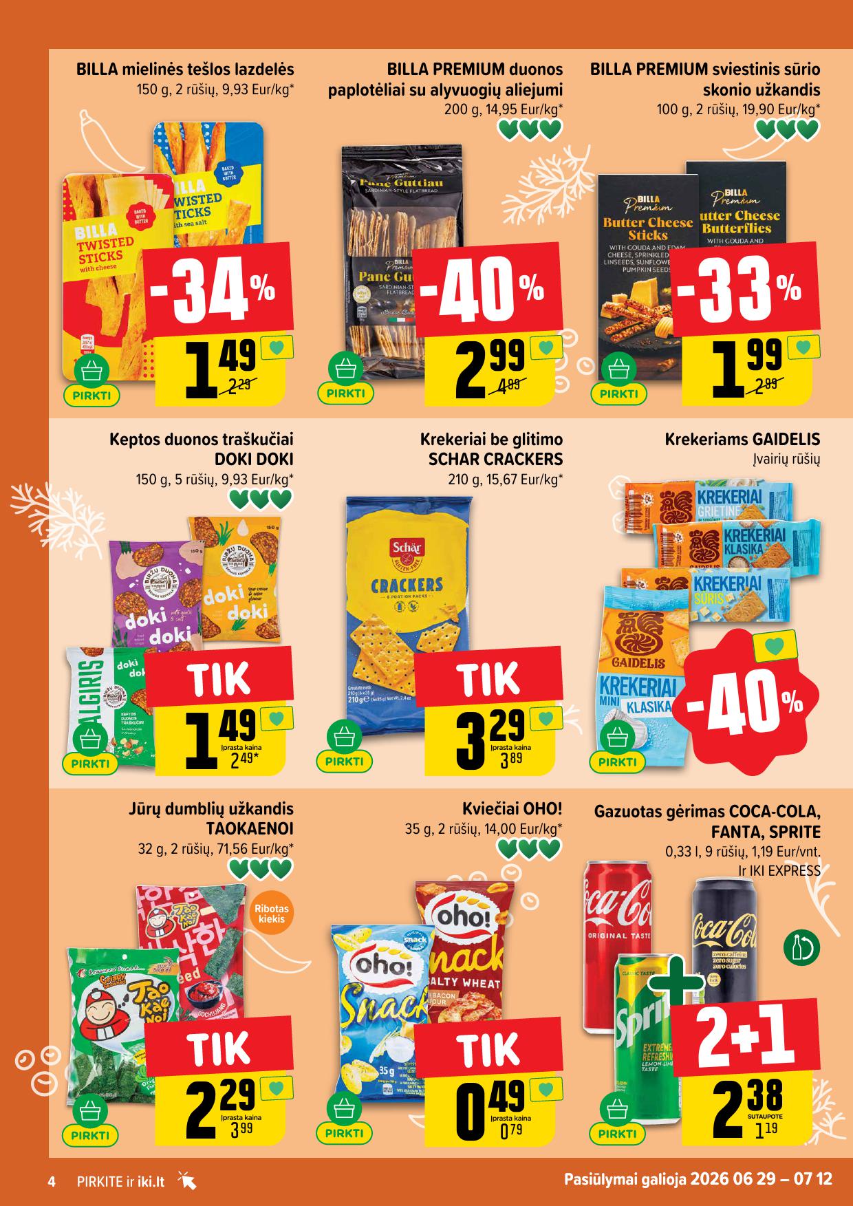 IKI SAVAITĖLĖ akcijų ir nuolaidų leidinys Nr.27 2026.06.29 - 2026.07.05