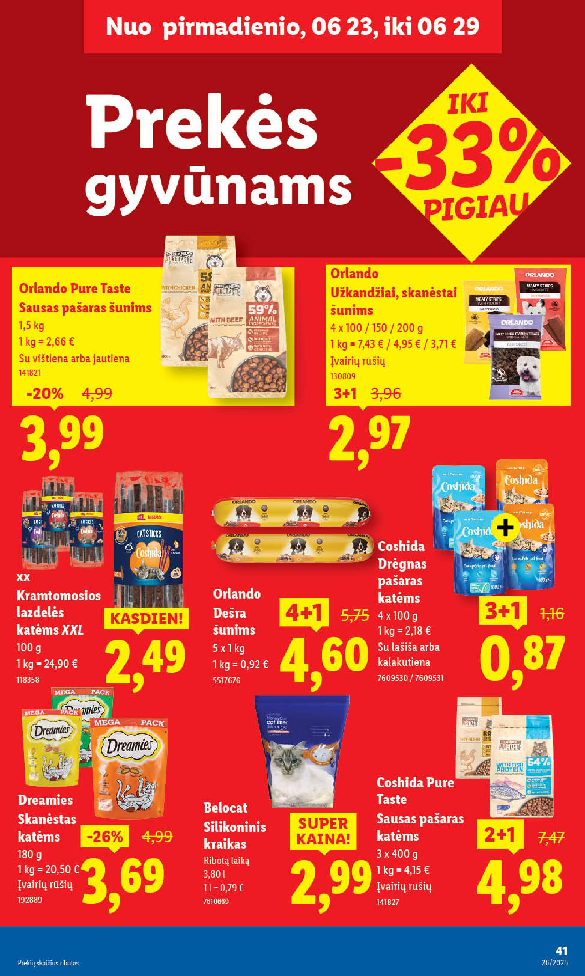 Naujausias LIDL kaininis katalogas 2025.06.23 - 2025.06.29