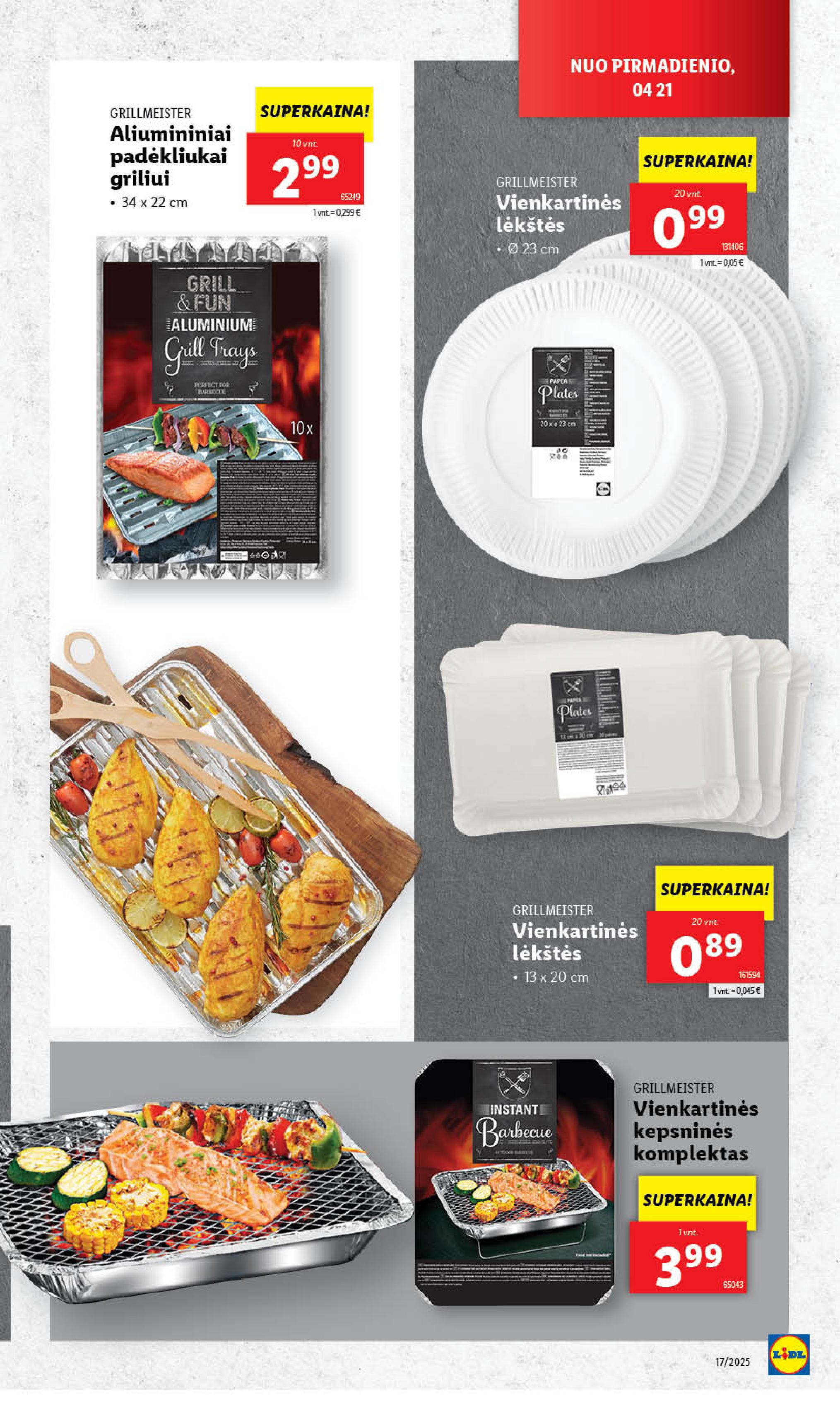 LIDL akcijų ir nuolaidų leidinys 2025.04.21 - 2025.04.27