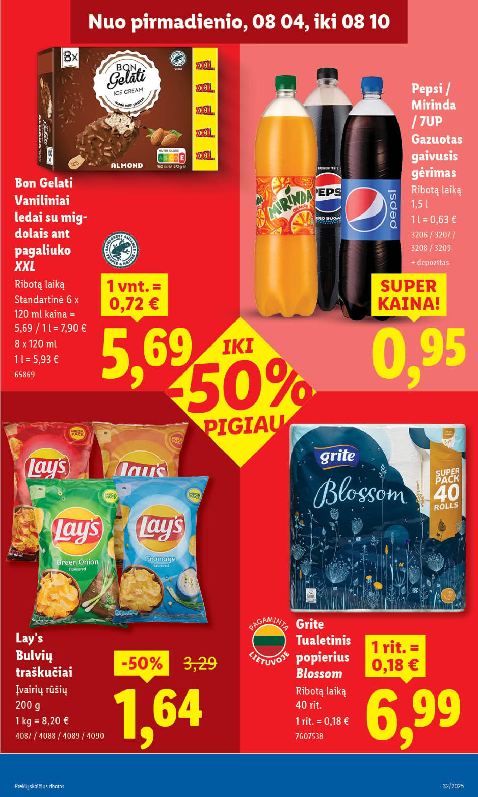Naujausias LIDL kaininis katalogas 2025.08.04 - 2025.08.10
