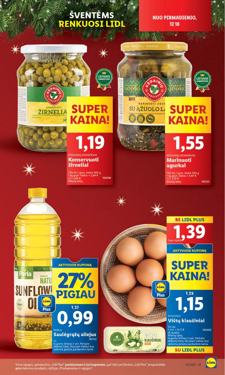 Naujausias LIDL kaininis katalogas 2023.12.18 - 2023.12.24