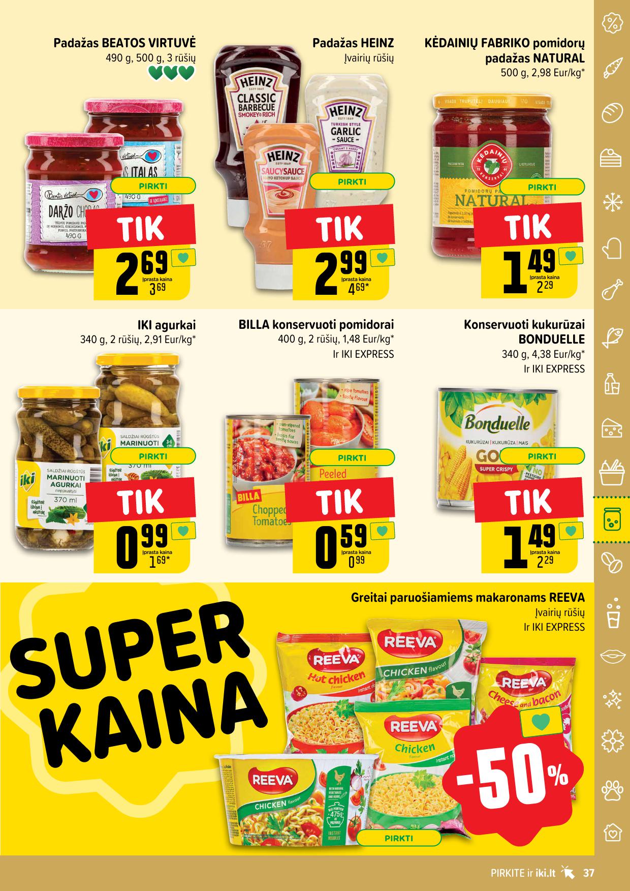 Naujausias IKI kaininis katalogas 2025.03.03 - 2025.03.09