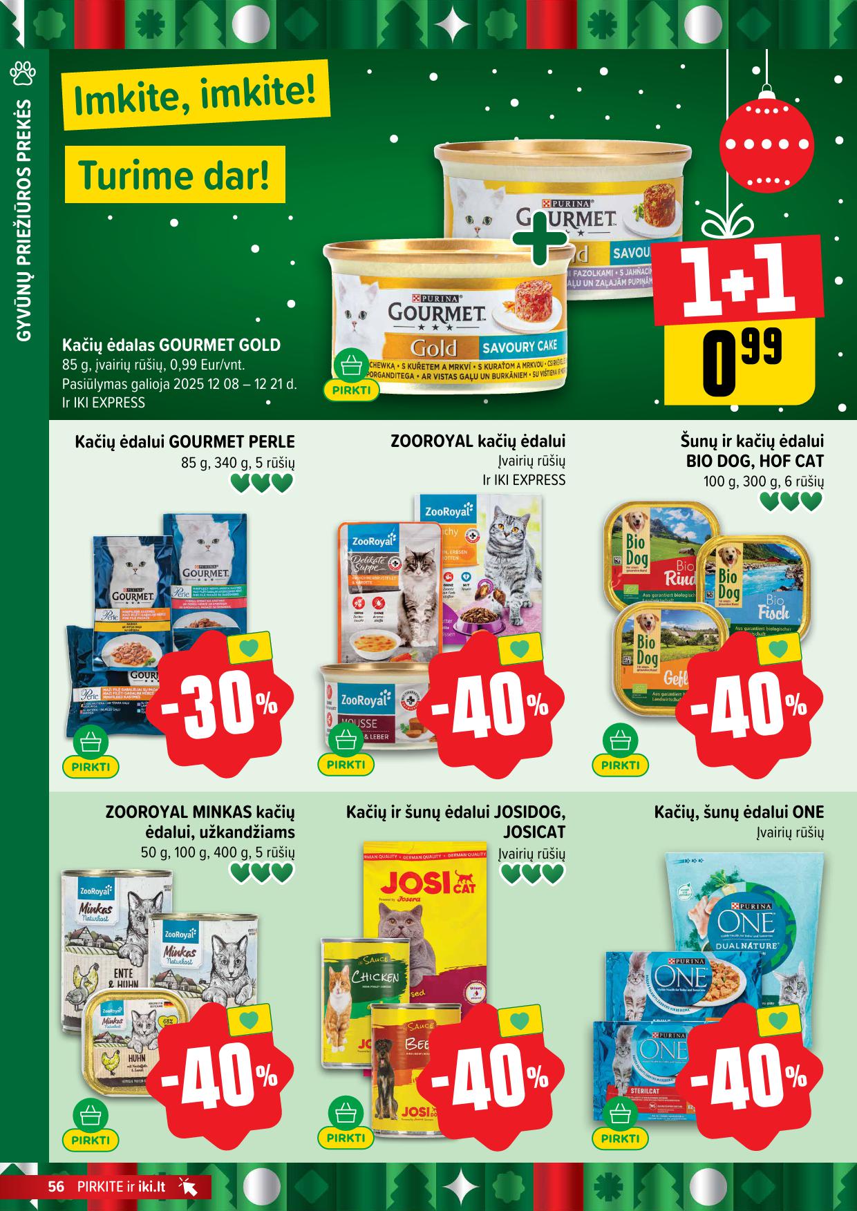 Naujausias IKI kaininis katalogas 2025.12.08 - 2025.12.14