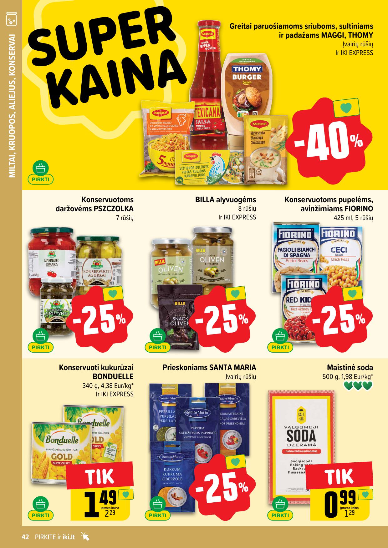 Naujausias IKI kaininis katalogas 2025.06.30 - 2025.07.06