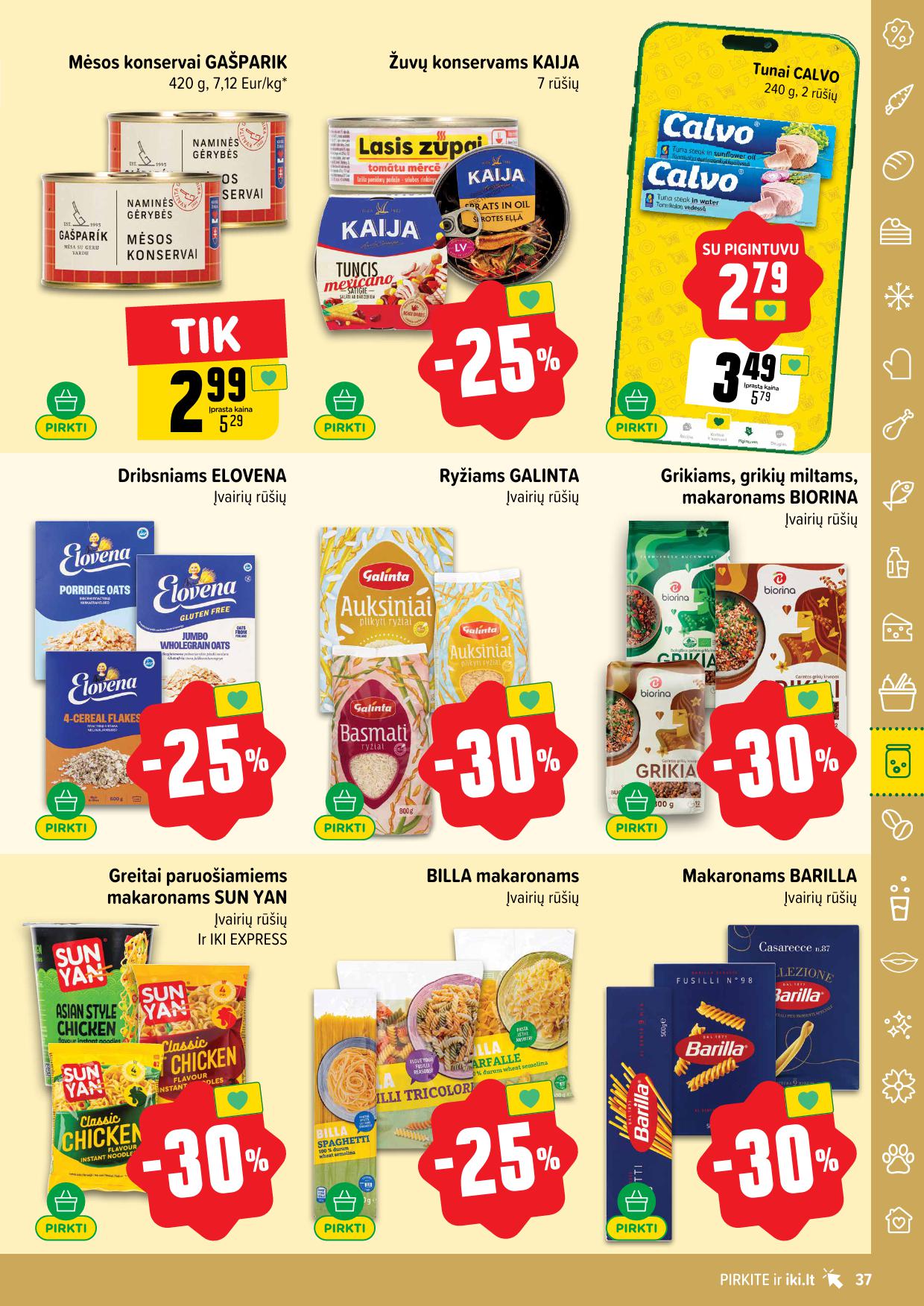 IKI SAVAITĖLĖ akcijų ir nuolaidų leidinys Nr.29 2025.07.14 - 2025.07.20