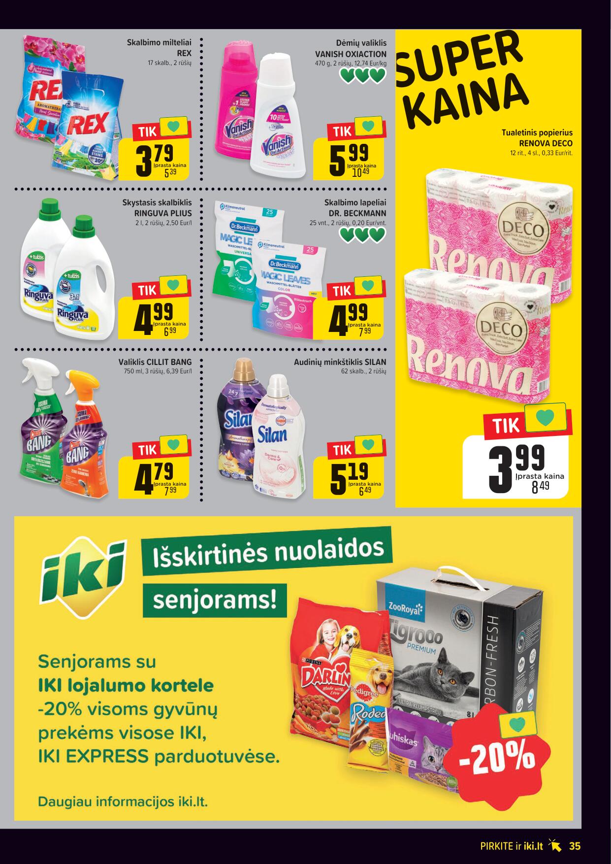 Naujausias IKI kaininis katalogas 2023.11.20 - 2023.11.26