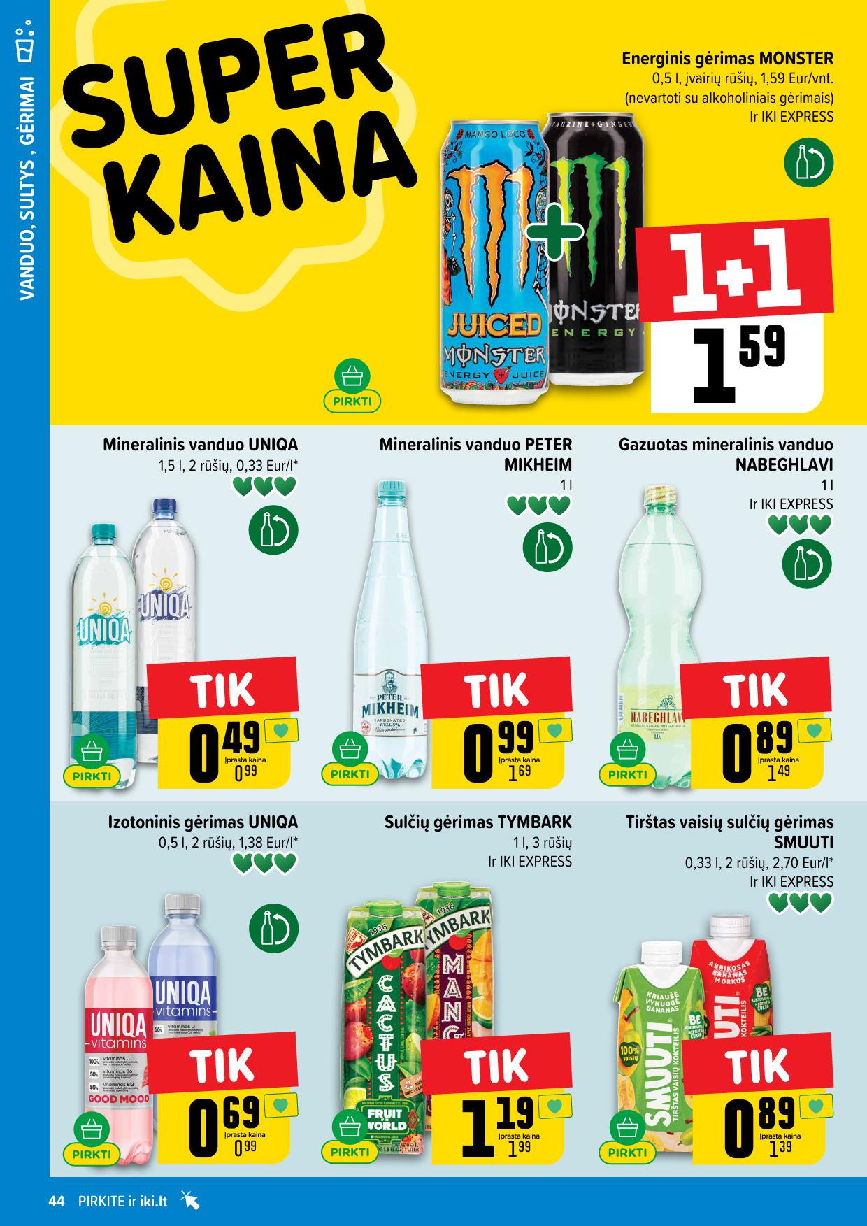 Naujausias IKI kaininis katalogas 2025.07.07 - 2025.07.13
